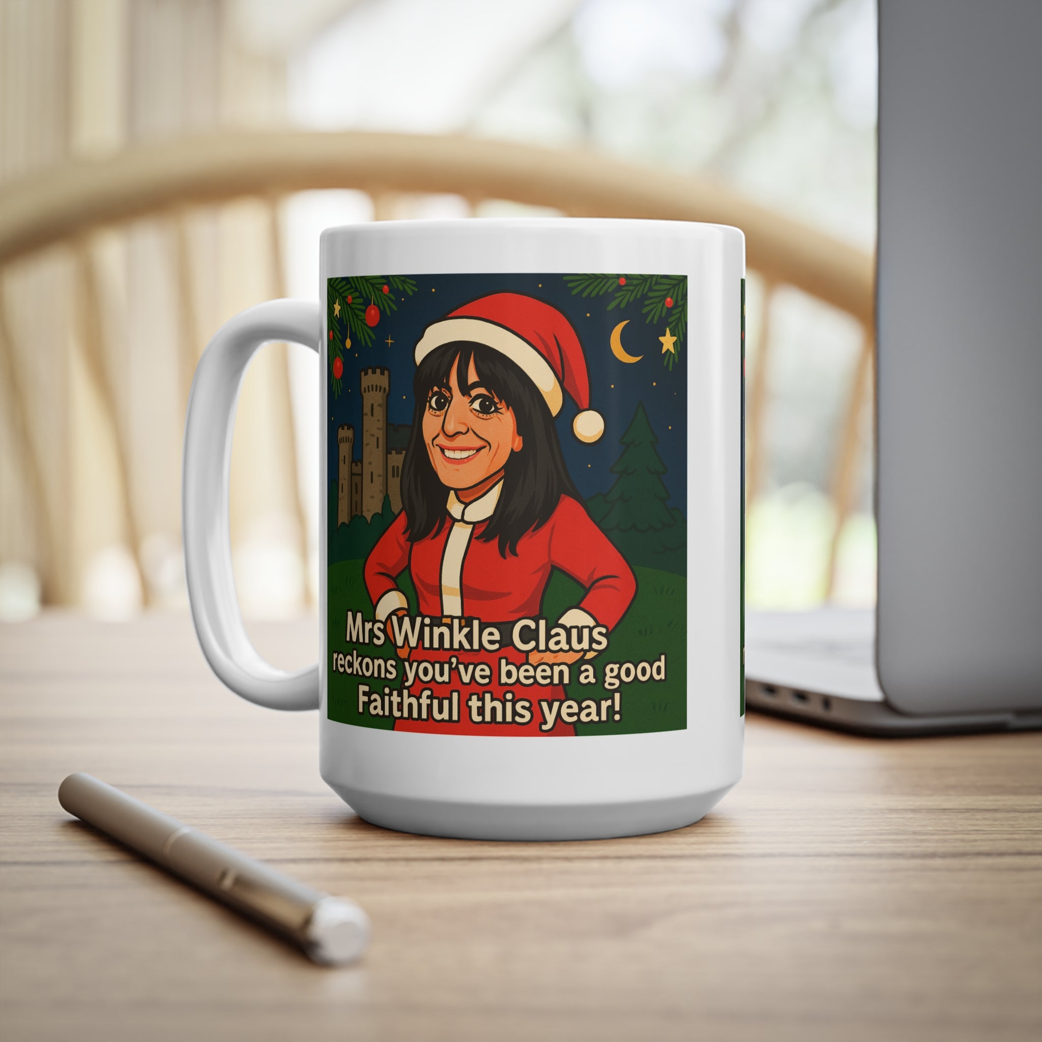 Celebrity Traitors UK Mug | Funny British TV Show Cup | Cheeky Claudia Winkleman Gift for TV Fans