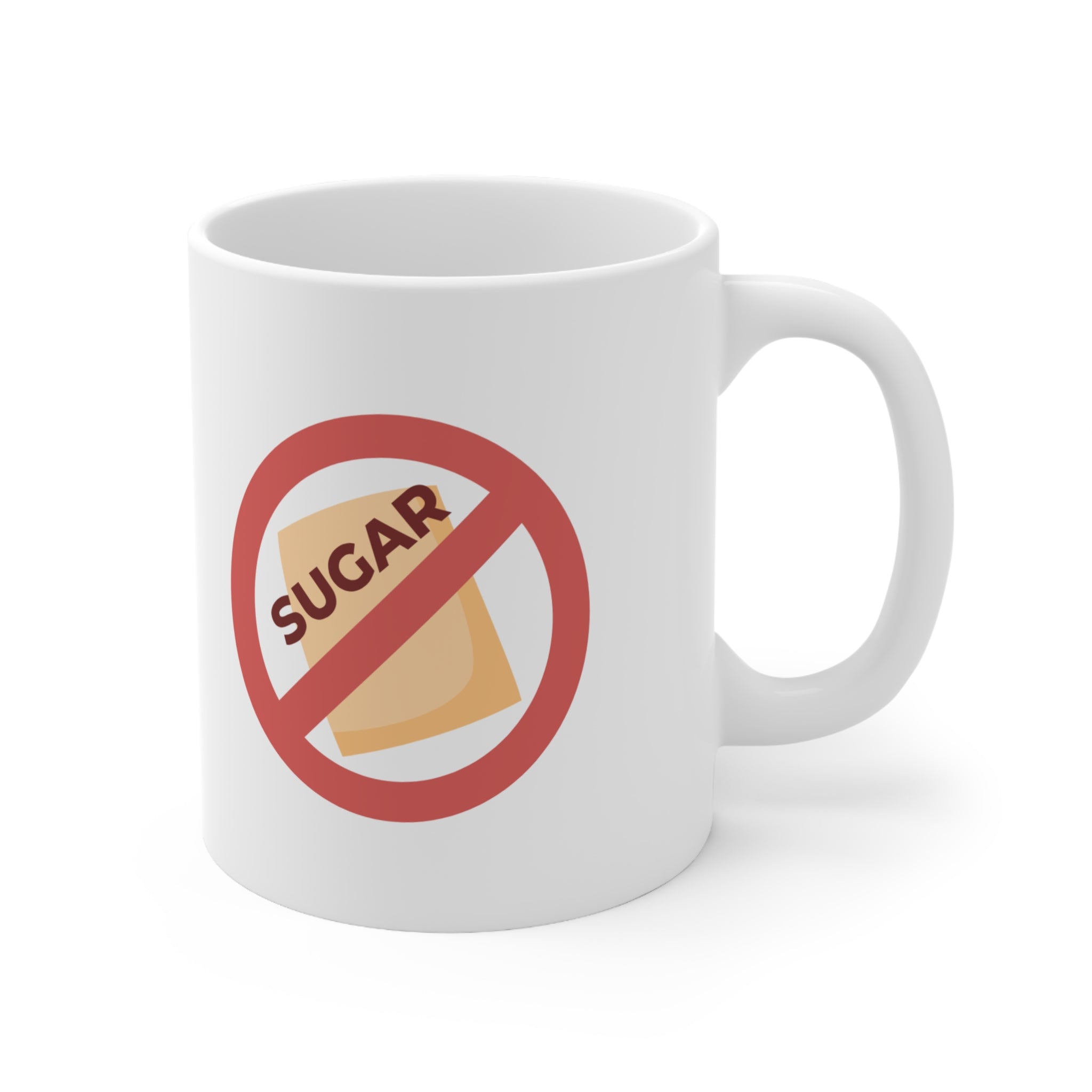 No Sugar! (I'm Already Sweet Enough) | Funny Ceramic Mug | Great for Coffee Lovers, Gift for Friends, Funny Kitchen Decor | Sarcastic Humour