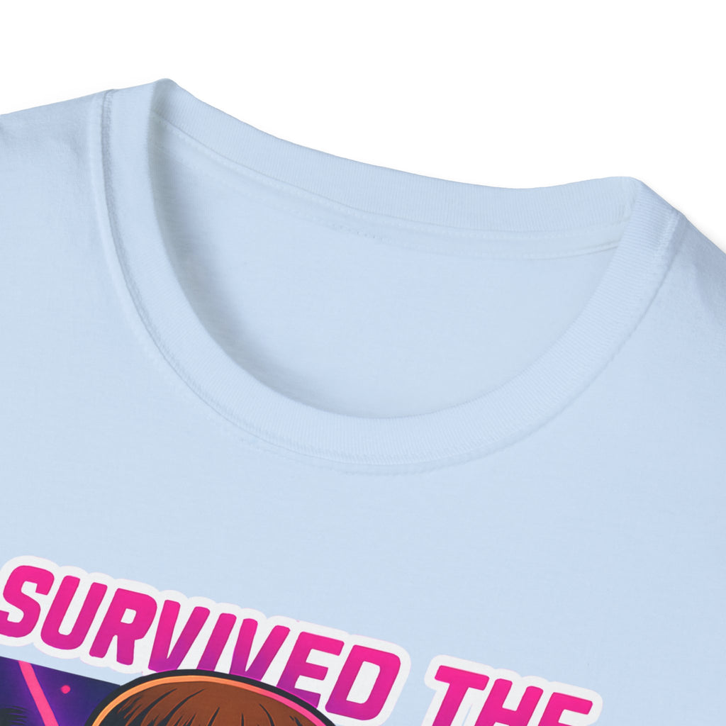 I Survived the Ibiza Final Boss T-Shirt | Funny UK Summer Meme Tee | British Pop Culture Rave Shirt | Festival Uni Gift Retro Party Tee