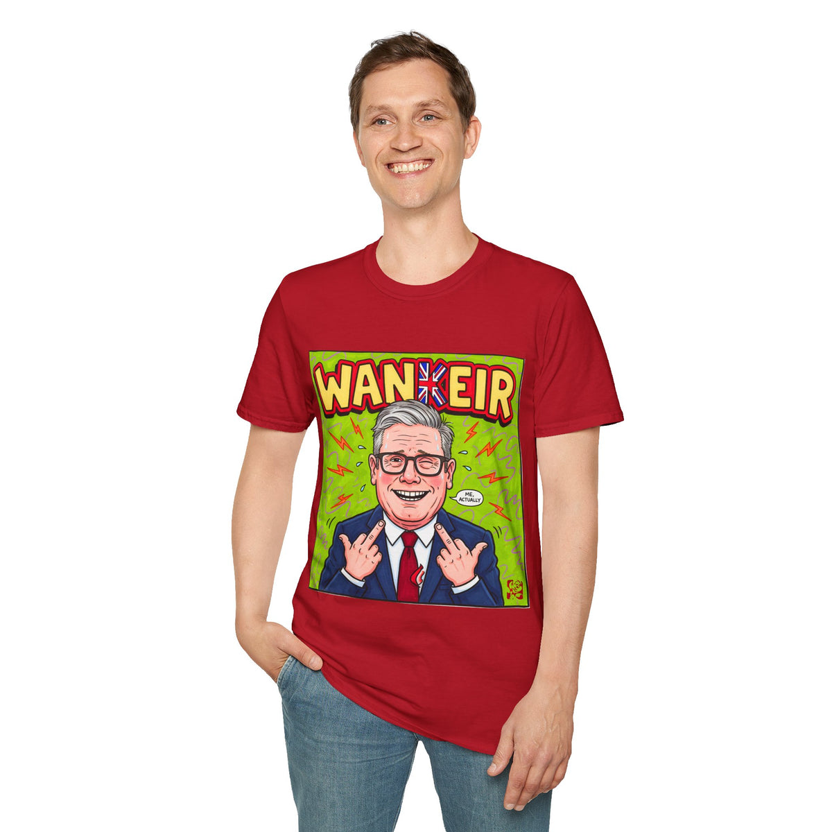 Wankeir T-Shirt | Funny Keir Starmer Parody Tee