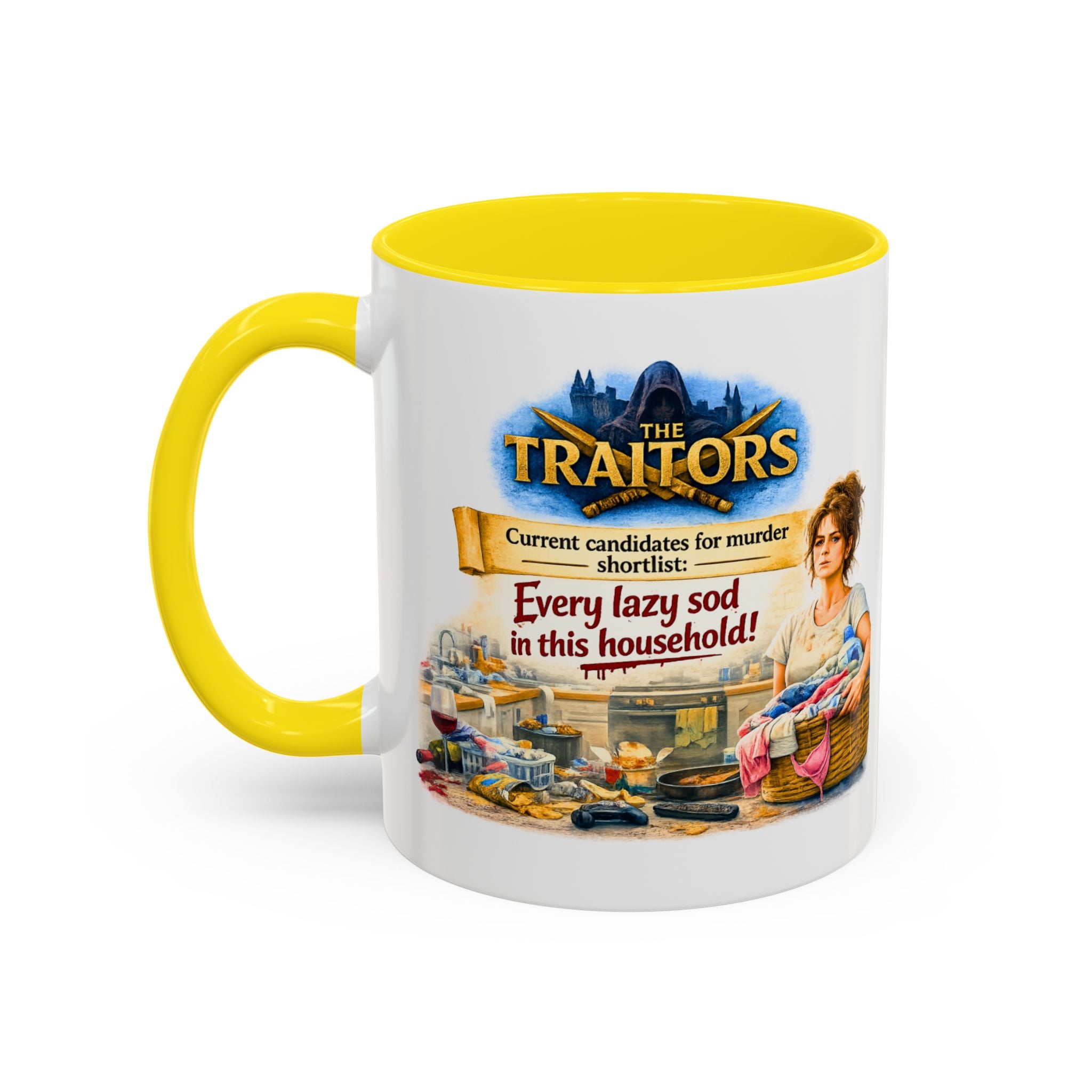 The Traitors poster style mug | Accent Coffee Mug