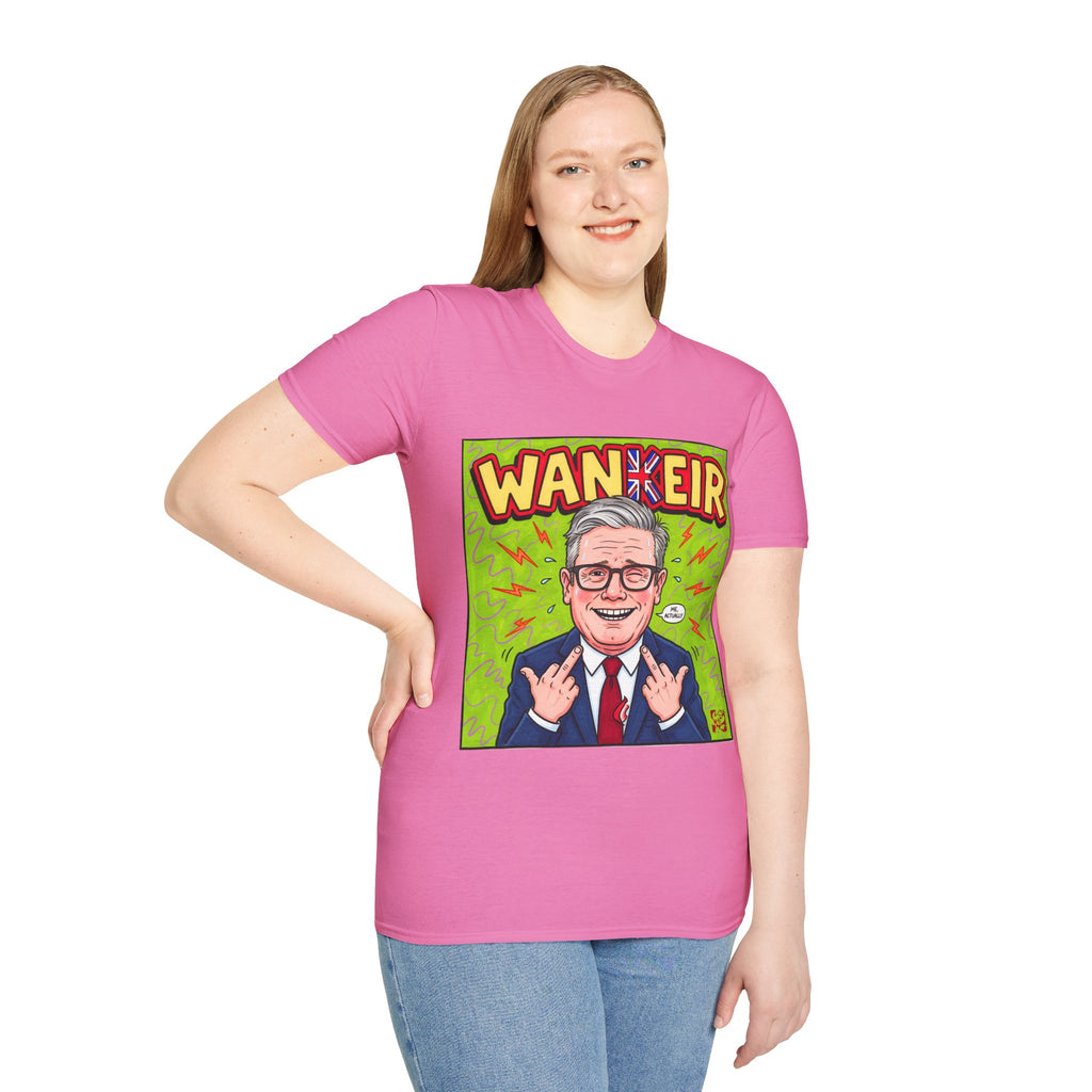 Wankeir T-Shirt | Funny Keir Starmer Parody Tee