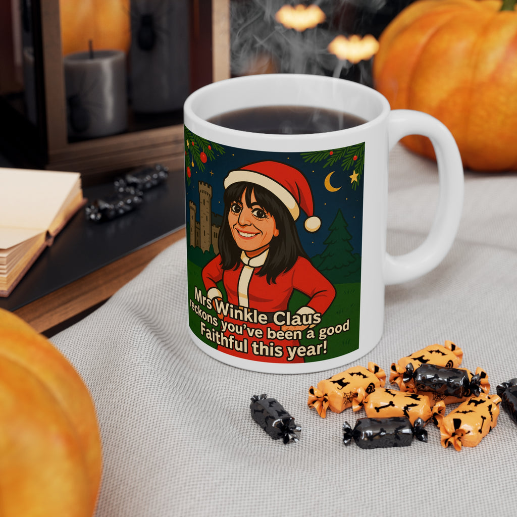 Celebrity Traitors UK Mug | Funny British TV Show Cup | Cheeky Claudia Winkleman Gift for TV Fans