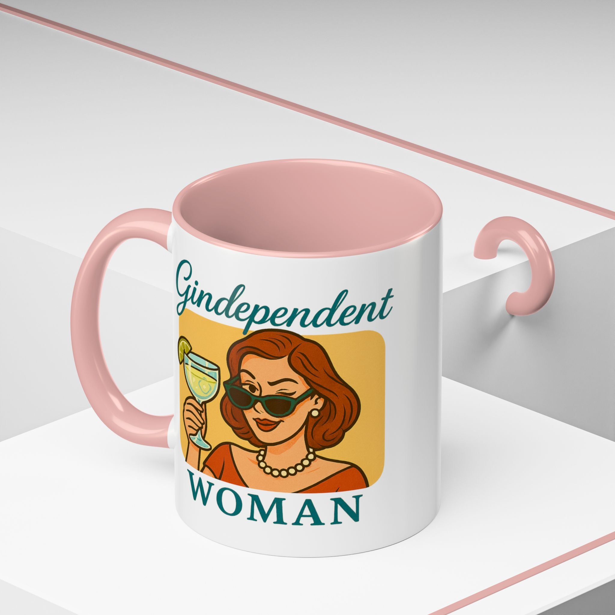 Gindependent Woman Mug - Funny Gin Gift for Wine Mums, Aunts, Best Friend | Sassy Gag Gift