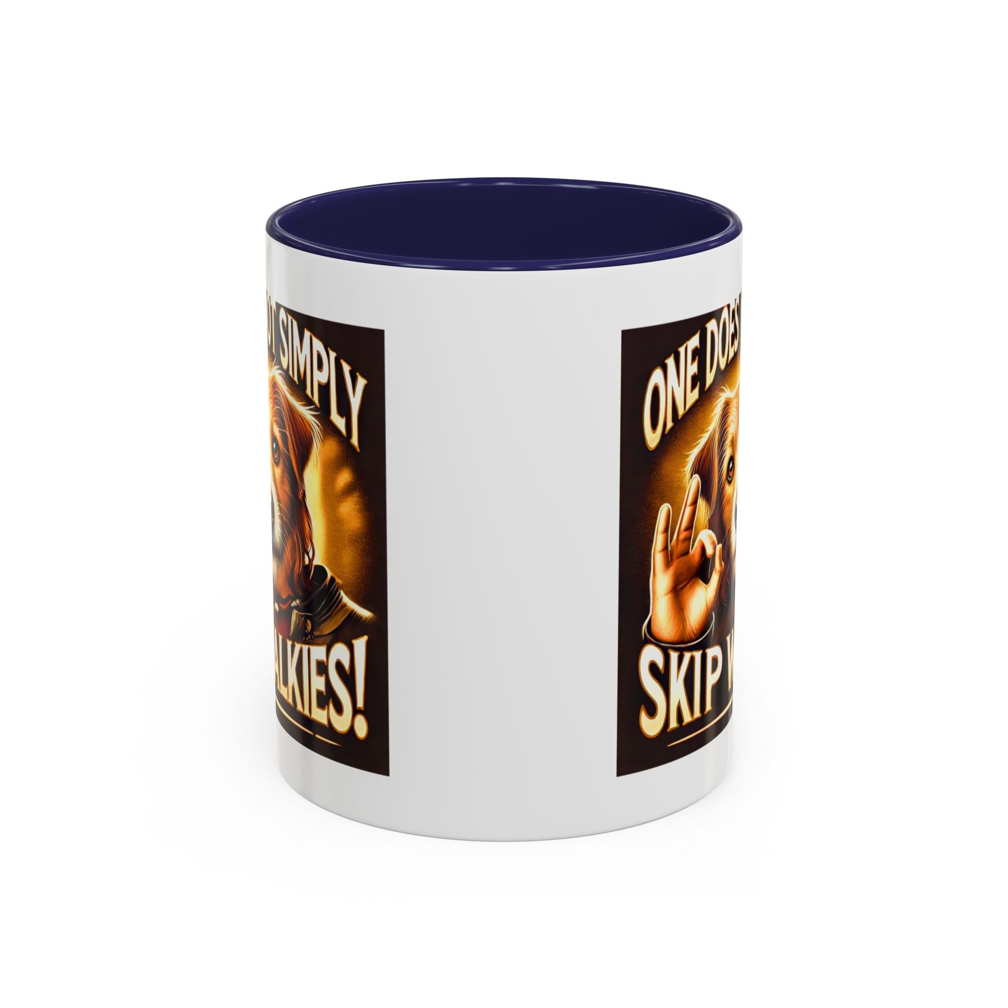 One Does Not Simply Skip Walkies - 11oz Funny Dog Mug | Lord of the Rings Coffee Mug | Dog Lover Gift | Mug for Dad | Pet Owner Gift