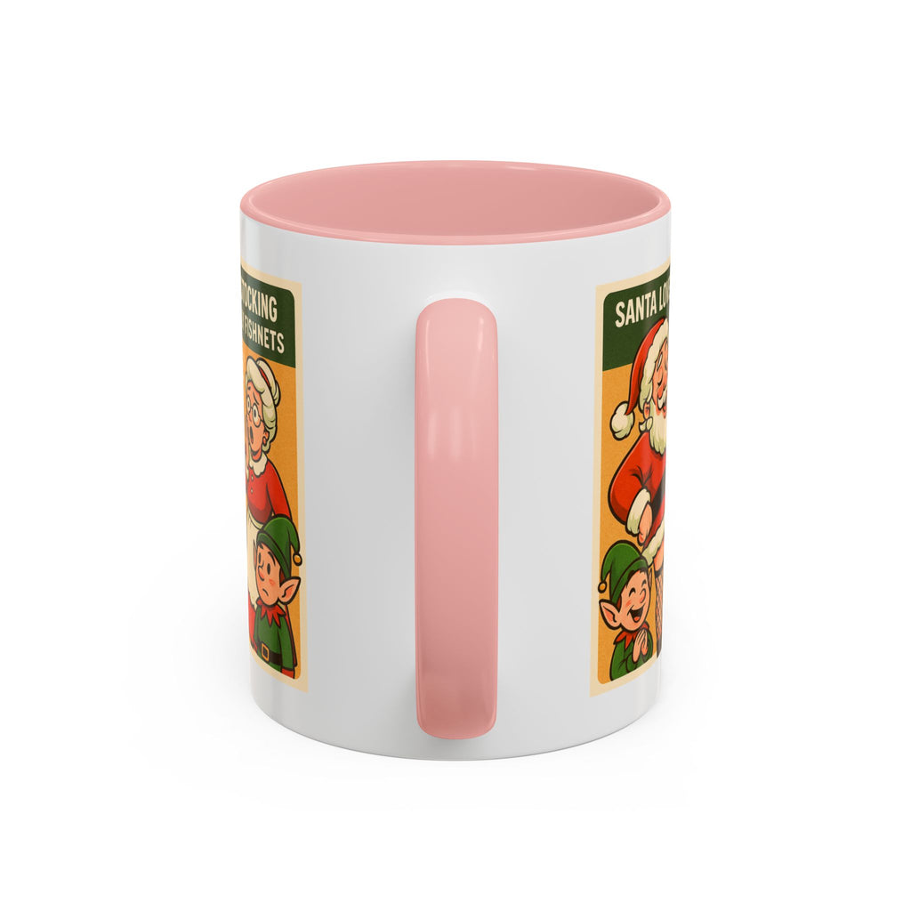 Santa Loves a Good Stocking Coffee Mug | Bad Santa Christmas Mugs, Rude, Offensive, Funny