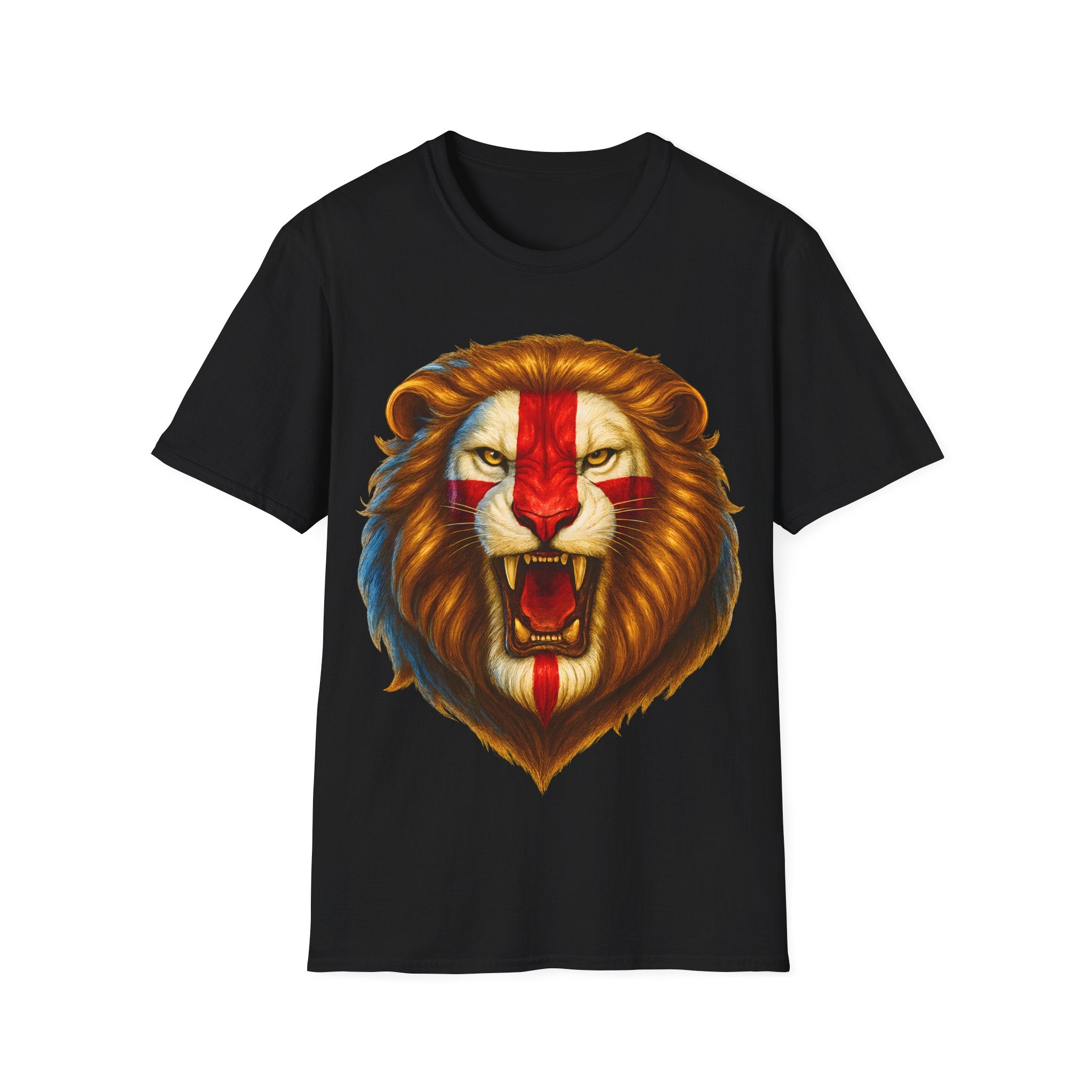 MEGA England T-Shirt | English Lion Tee | Funny Patriotic St George's Day Shirt | Cheeky England Pride Top