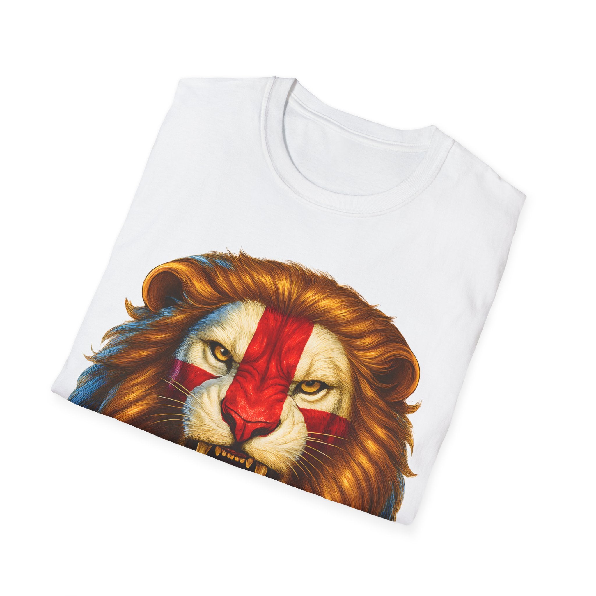 MEGA England T-Shirt | English Lion Tee | Funny Patriotic St George's Day Shirt | Cheeky England Pride Top