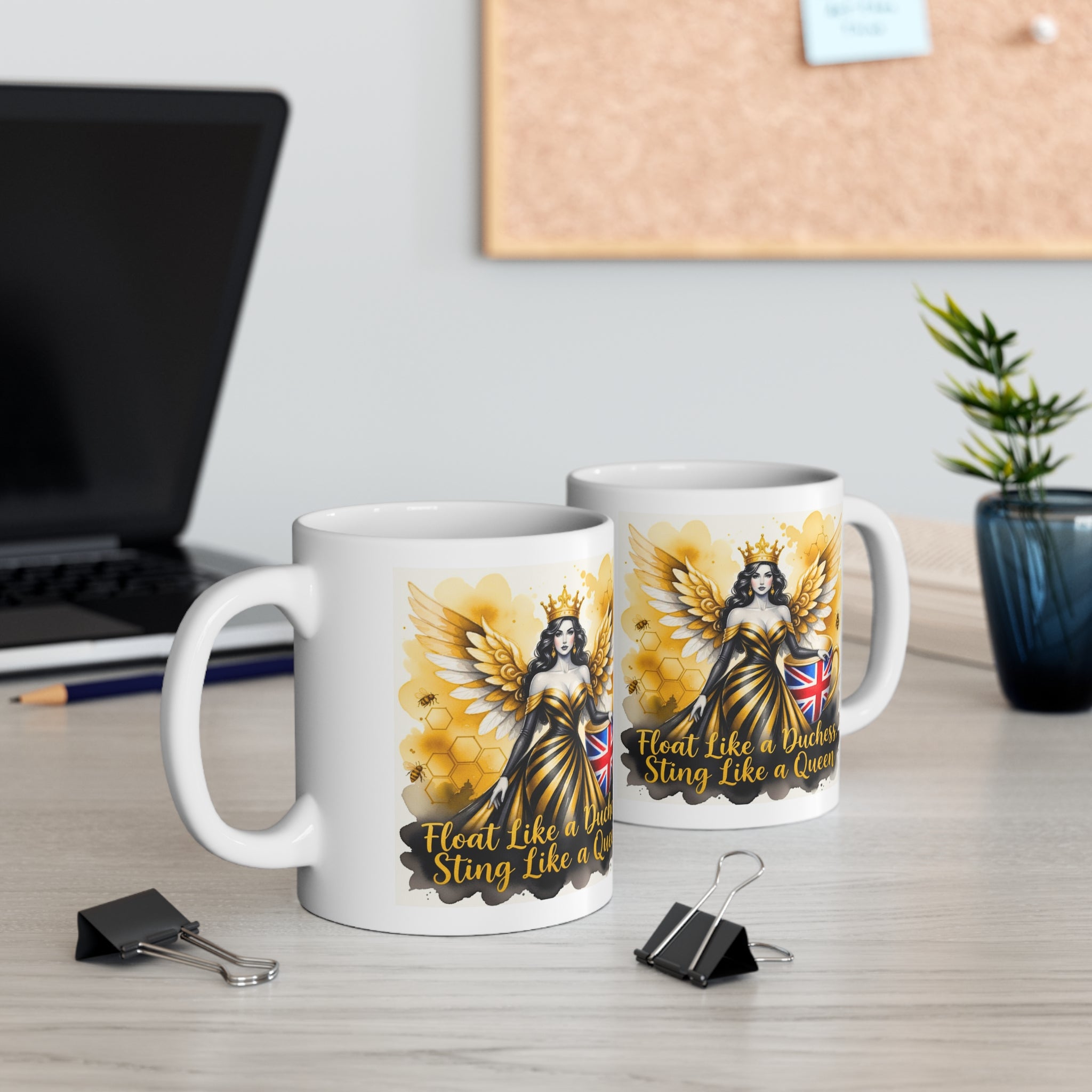 Float Like a Duchess, Sting Like a Queen Bee Mug | International Women's Day Feminist Cup