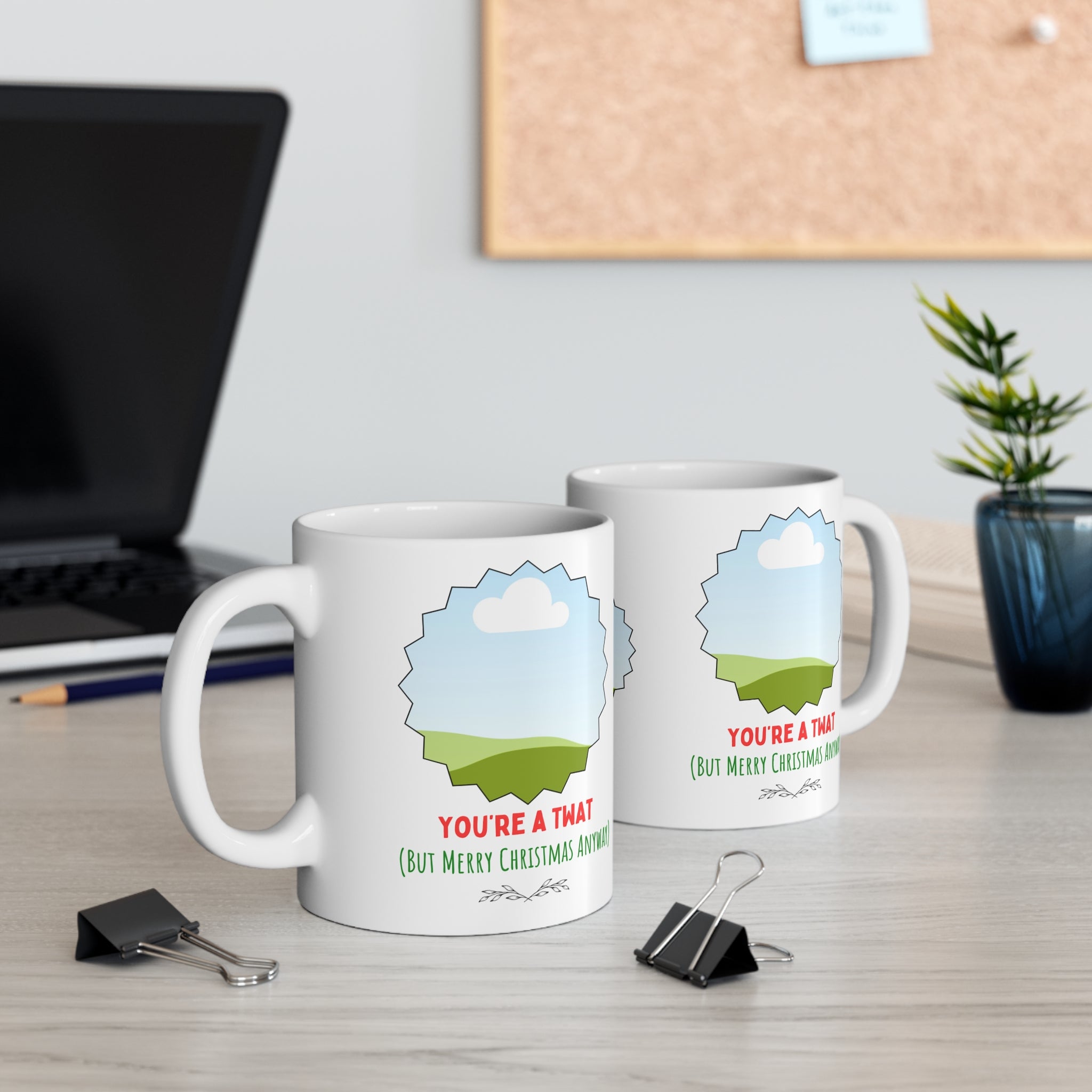 You're A Twat PERSONALISED MUG | Funny Christmas Gift