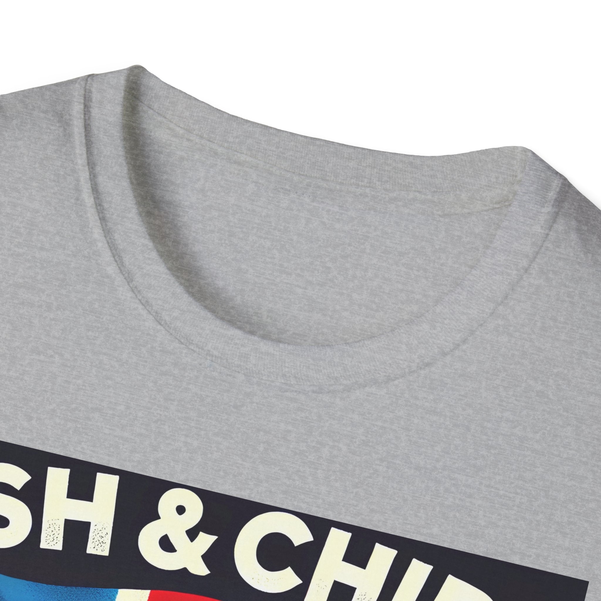 Fish & Chips n Chill Unisex T-Shirt | The Ultimate British Foodie Tee | Funny Pub Festival Wear | Gift for Food Lovers | UK Banter Apparel