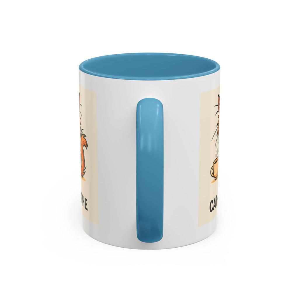 I'm A Cat-astrophe 11oz Mug | Funny Frazzled Cat Coffee Cup | Hot Mess Cat Lover Gift | Microwave & Dishwasher Safe | Whimsical Animal Mug