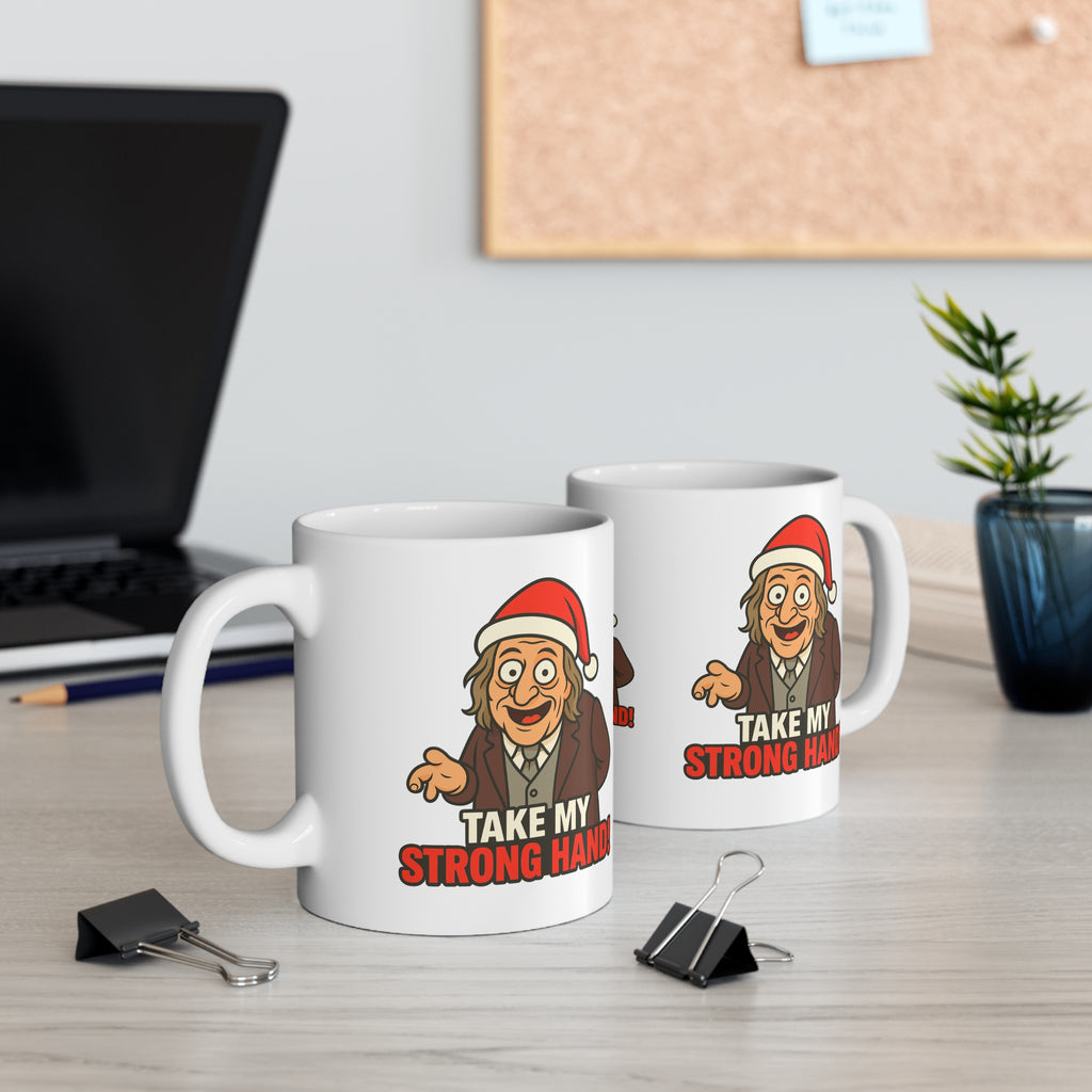 Hanson the Butler Scary Movie 2 parody Christmas mug, photo 6