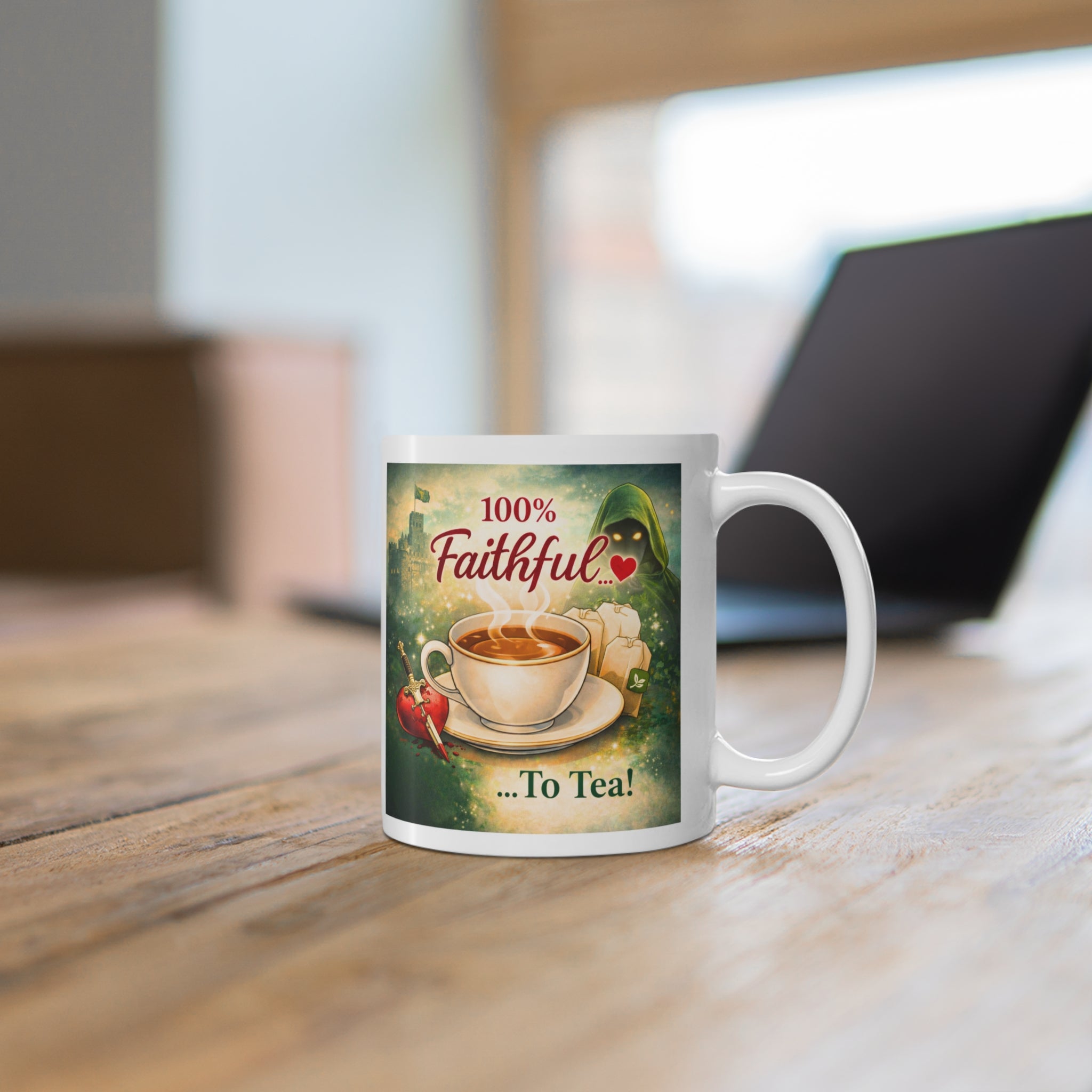 Traitors UK Funny Tea Mug - 100 Percent Faithful To Tea Cup