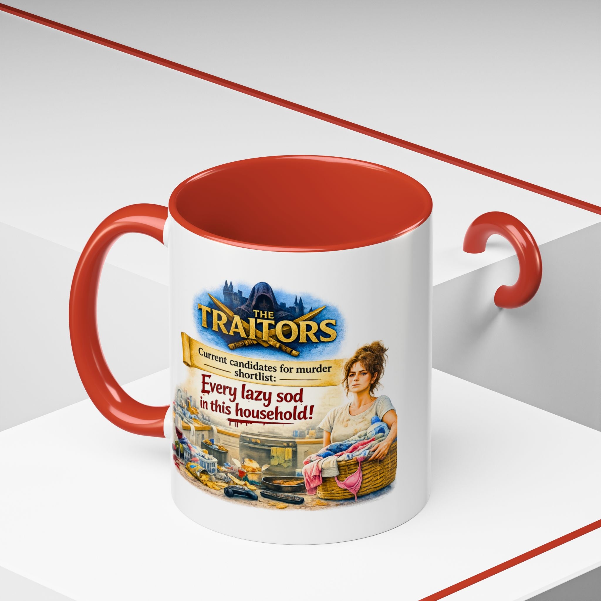 The Traitors poster style mug | Accent Coffee Mug