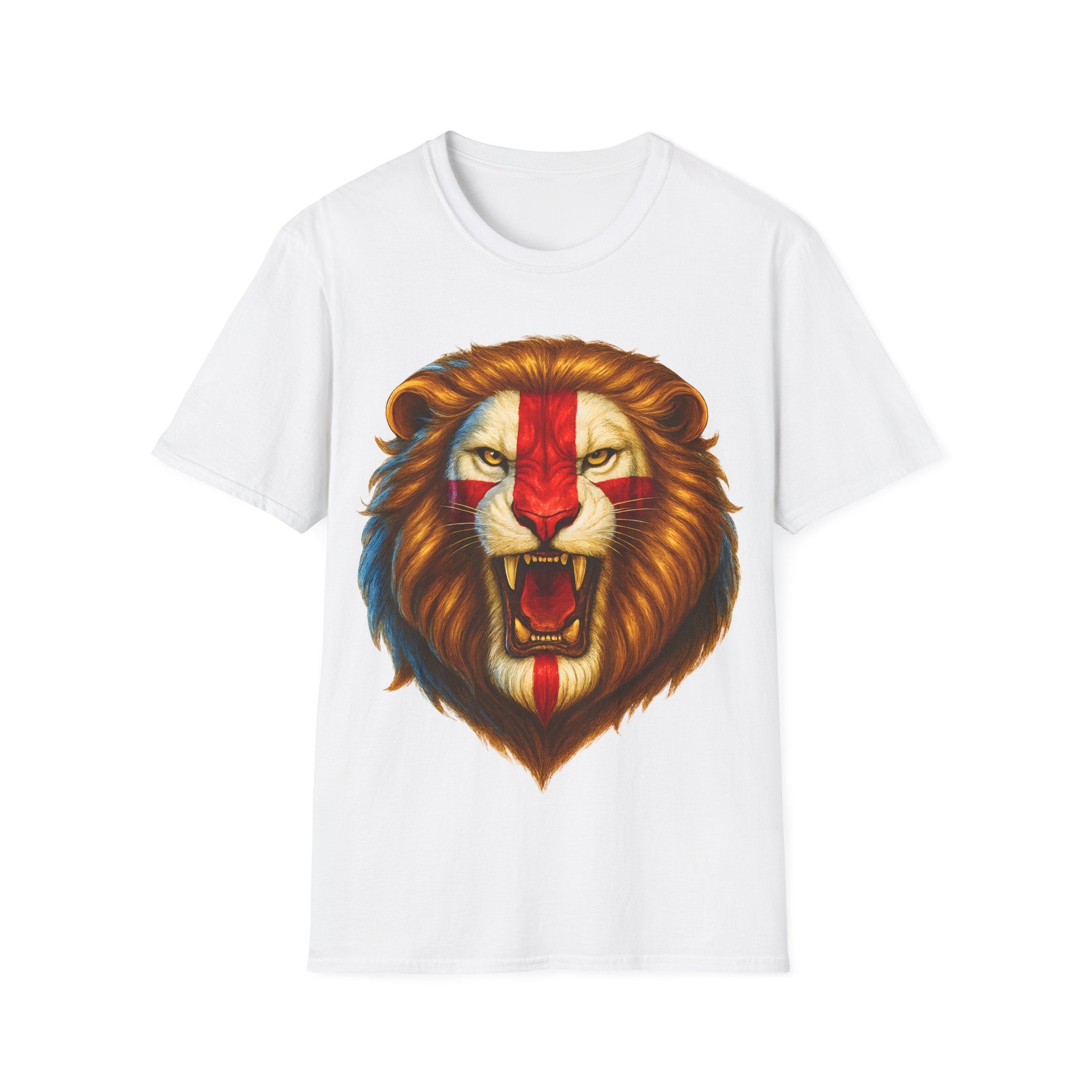 MEGA England T-Shirt | English Lion Tee | Funny Patriotic St George's Day Shirt | Cheeky England Pride Top