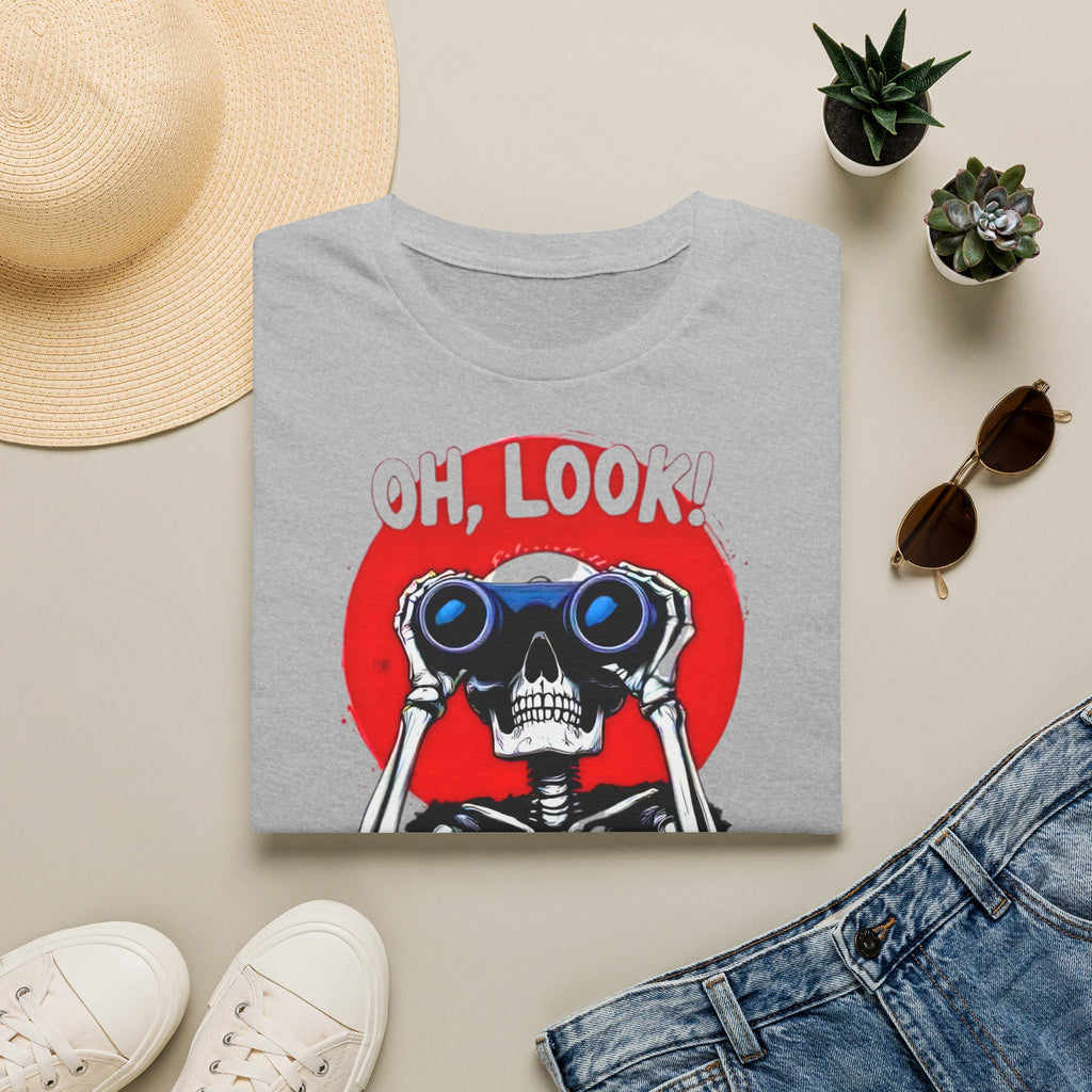 Oh Look skeleton with binoculars t-shirt, photo 9
