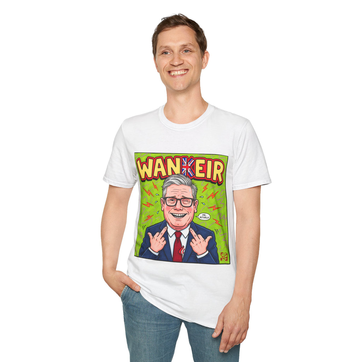 Wankeir T-Shirt | Funny Keir Starmer Parody Tee