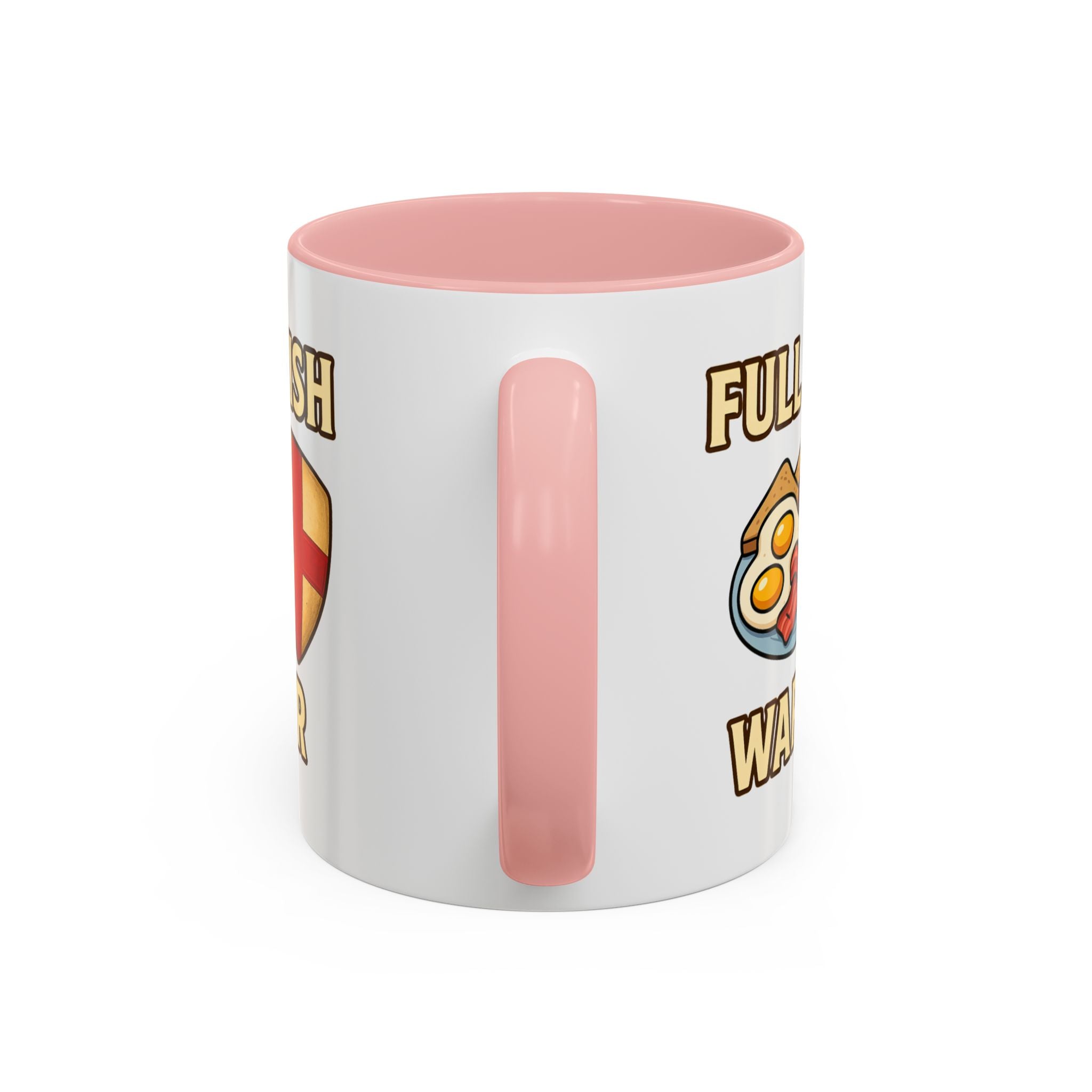 FULL ENGLISH WARRIOR | Funny 11oz Accent Coffee Mug | British Fry Up Lover Gift | Breakfast Enthusiast, English Culture