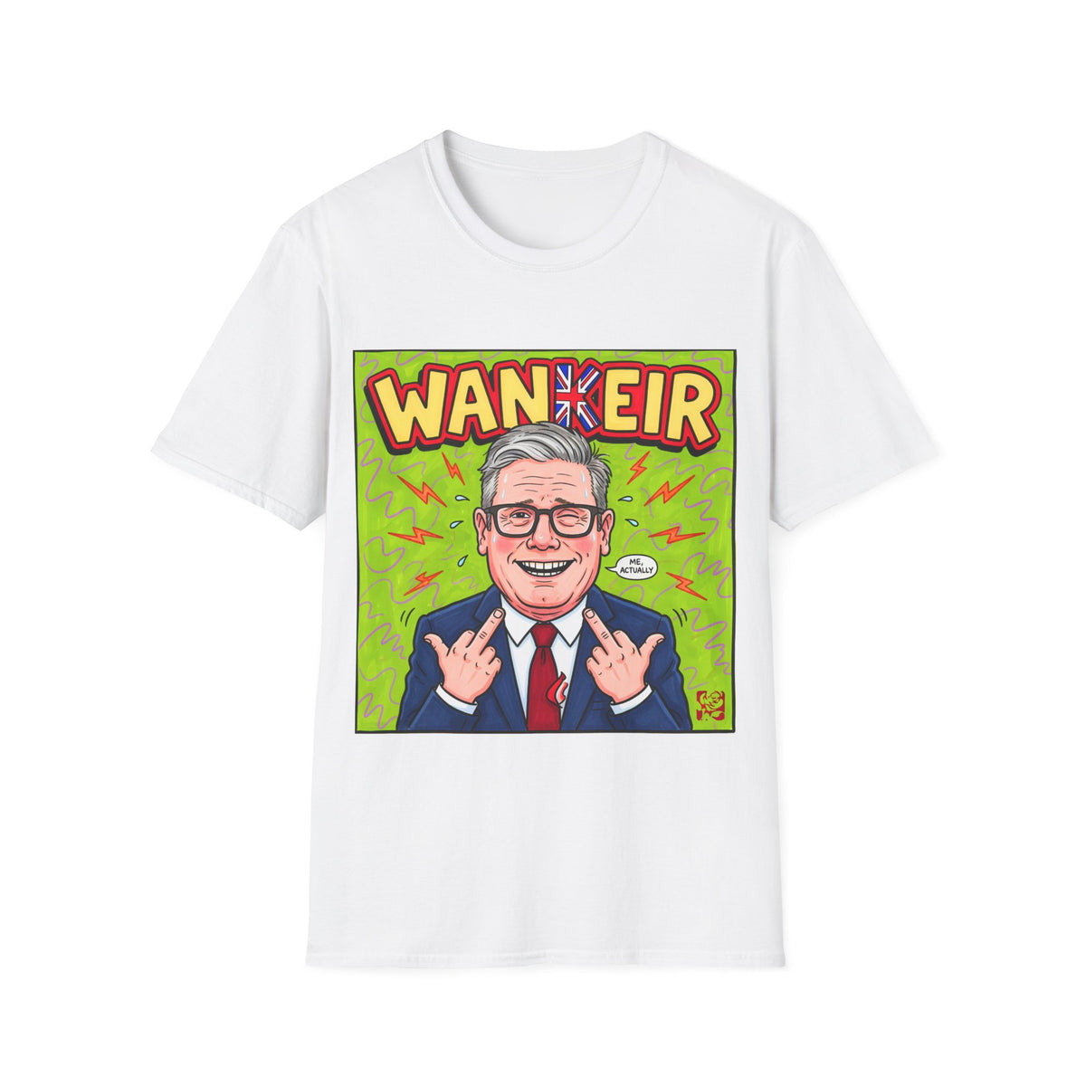 Wankeir T-Shirt | Funny Keir Starmer Parody Tee
