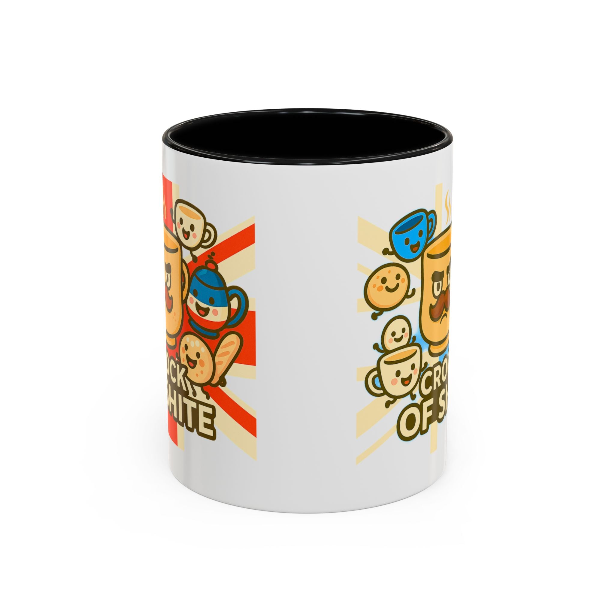 Crock of Shite Mug | Funny British Humour Teacup Cartoon | UK Patriot Banter Gift, Quirky Novelty Coffee Cup 11oz