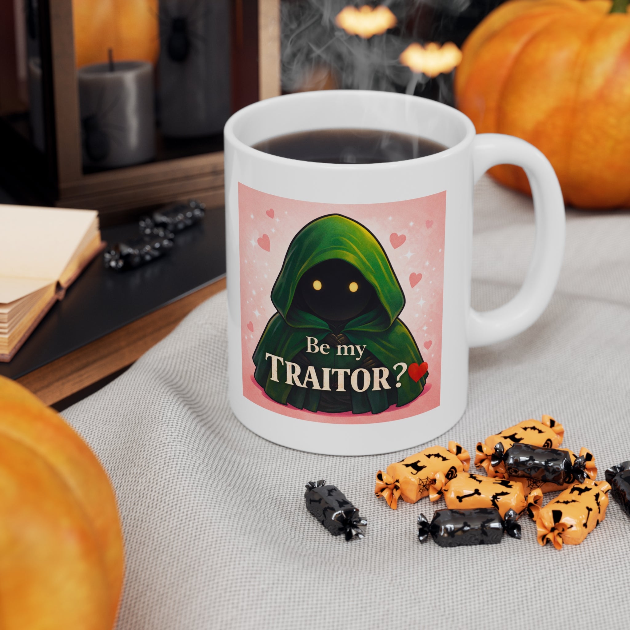 Traitors UK Valentine's Mug | Cute Funny Gift For Reality TV Fans and Tea Lovers