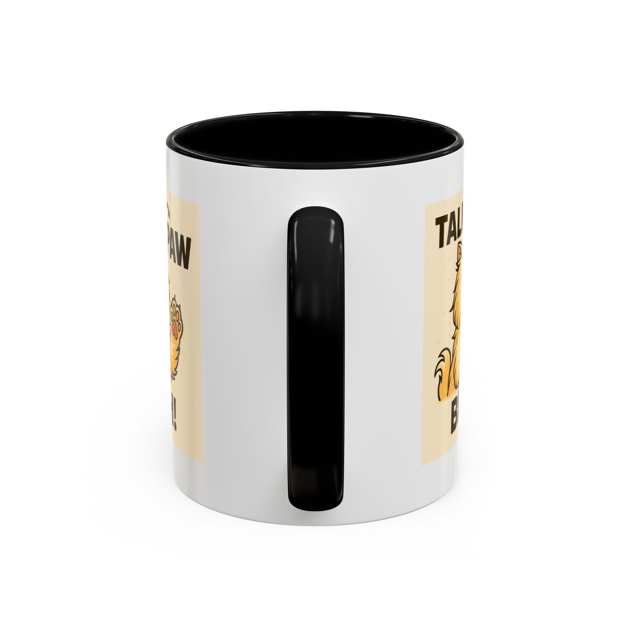 Talk to the Paw Bitch | Funny Sassy Persian Accent Mug 11oz | Attitude Coffee Cup | Sarcastic Cat Lover Gift | Microwave & Dishwasher Safe