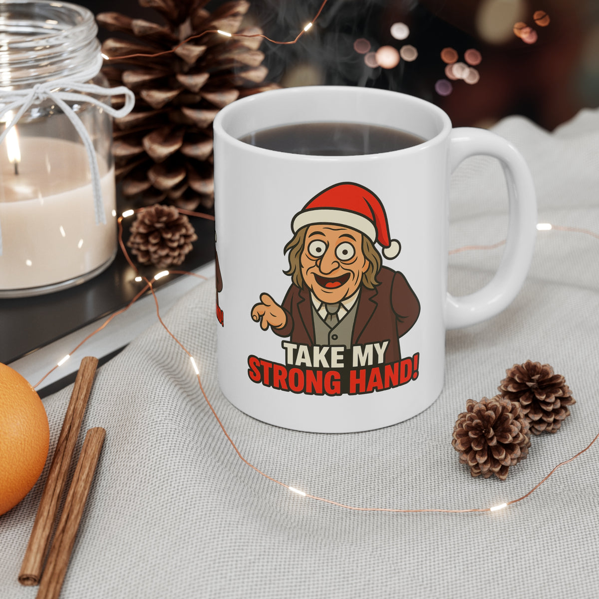 Hanson the Butler Scary Movie 2 parody Christmas mug, photo 5