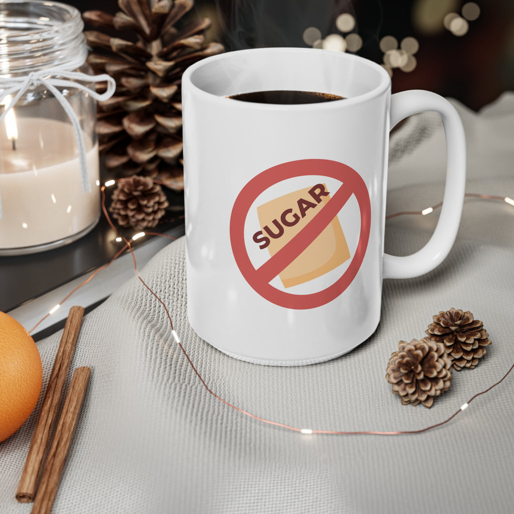 No Sugar! (I'm Already Sweet Enough) | Funny Ceramic Mug | Great for Coffee Lovers, Gift for Friends, Funny Kitchen Decor | Sarcastic Humour