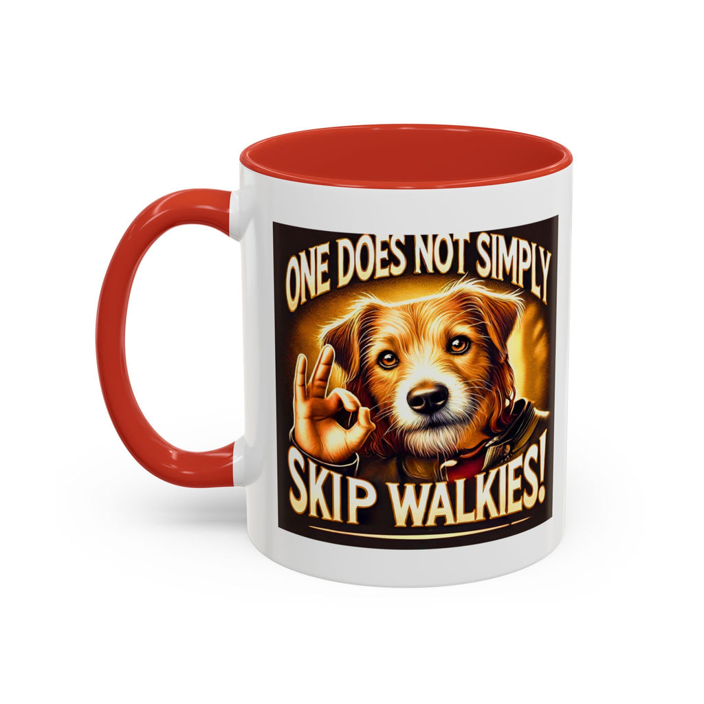 One Does Not Simply Skip Walkies - 11oz Funny Dog Mug | Lord of the Rings Coffee Mug | Dog Lover Gift | Mug for Dad | Pet Owner Gift