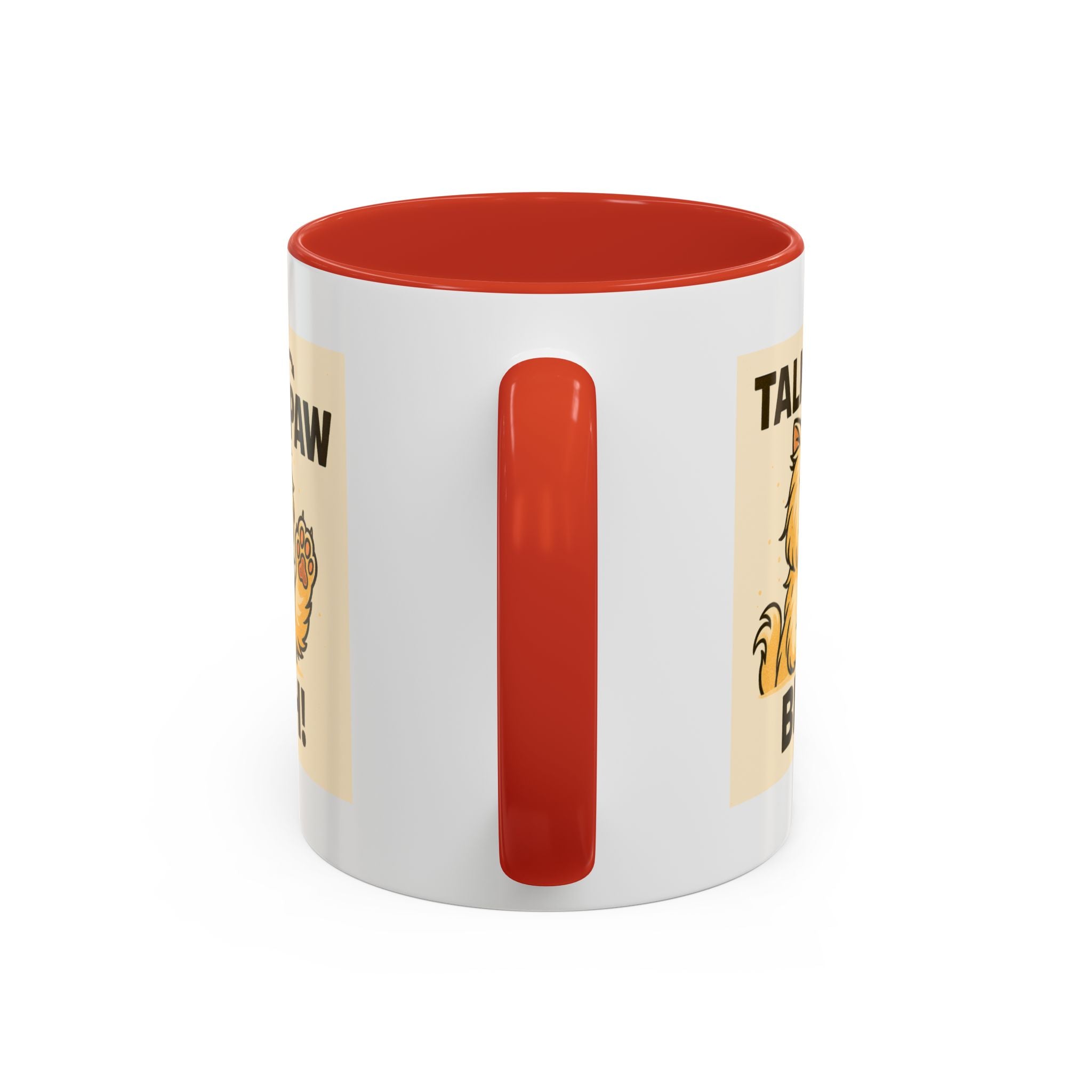 Talk to the Paw Bitch | Funny Sassy Persian Accent Mug 11oz | Attitude Coffee Cup | Sarcastic Cat Lover Gift | Microwave & Dishwasher Safe