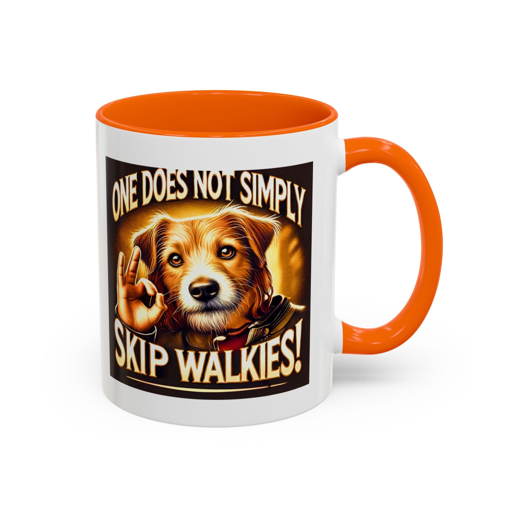 One Does Not Simply Skip Walkies - 11oz Funny Dog Mug | Lord of the Rings Coffee Mug | Dog Lover Gift | Mug for Dad | Pet Owner Gift