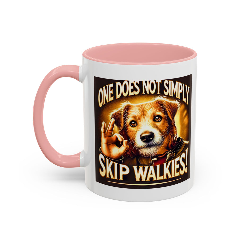 One Does Not Simply Skip Walkies - 11oz Funny Dog Mug | Lord of the Rings Coffee Mug | Dog Lover Gift | Mug for Dad | Pet Owner Gift