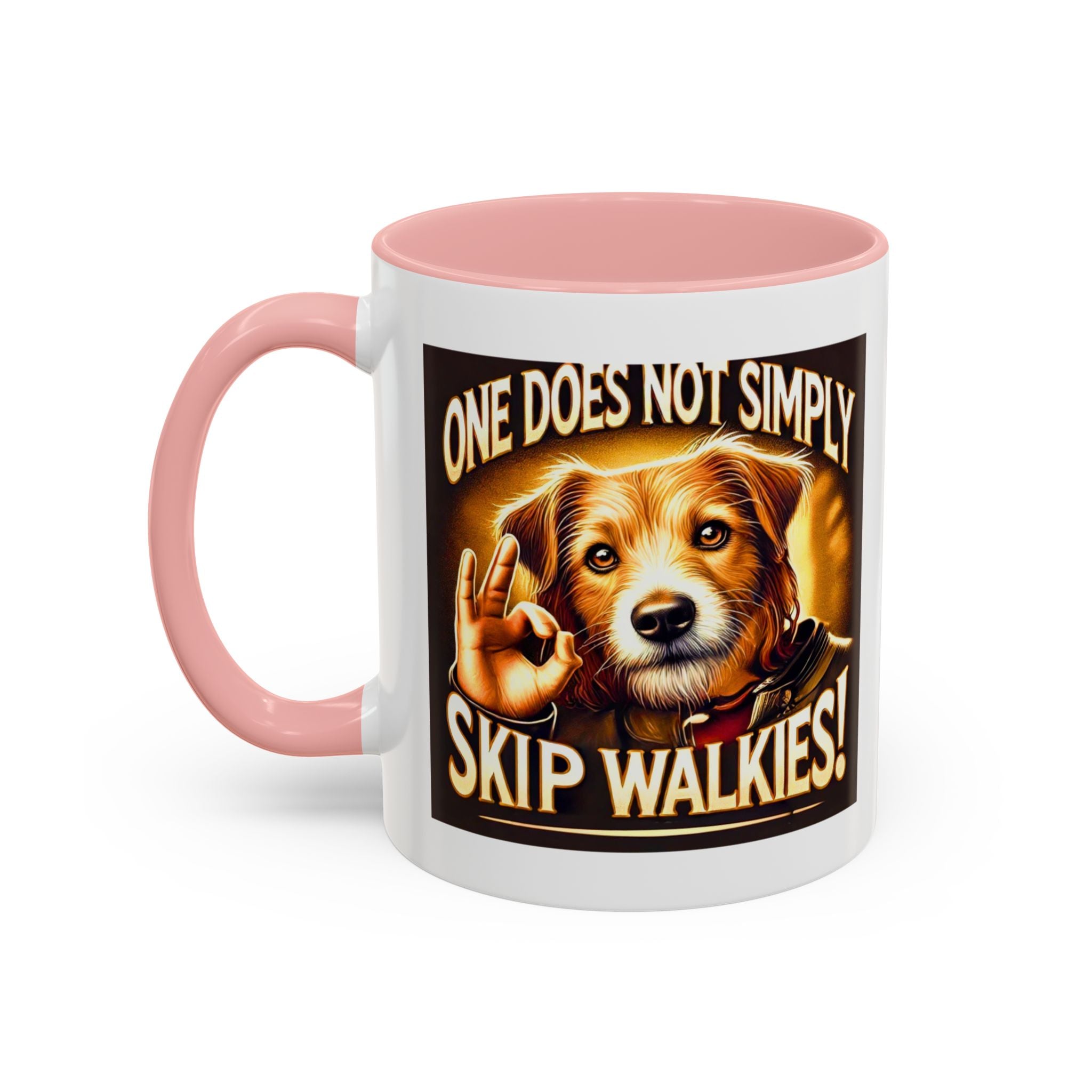 One Does Not Simply Skip Walkies - 11oz Funny Dog Mug | Lord of the Rings Coffee Mug | Dog Lover Gift | Mug for Dad | Pet Owner Gift