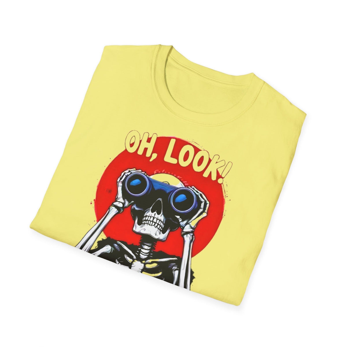 Oh Look skeleton with binoculars t-shirt, photo 12