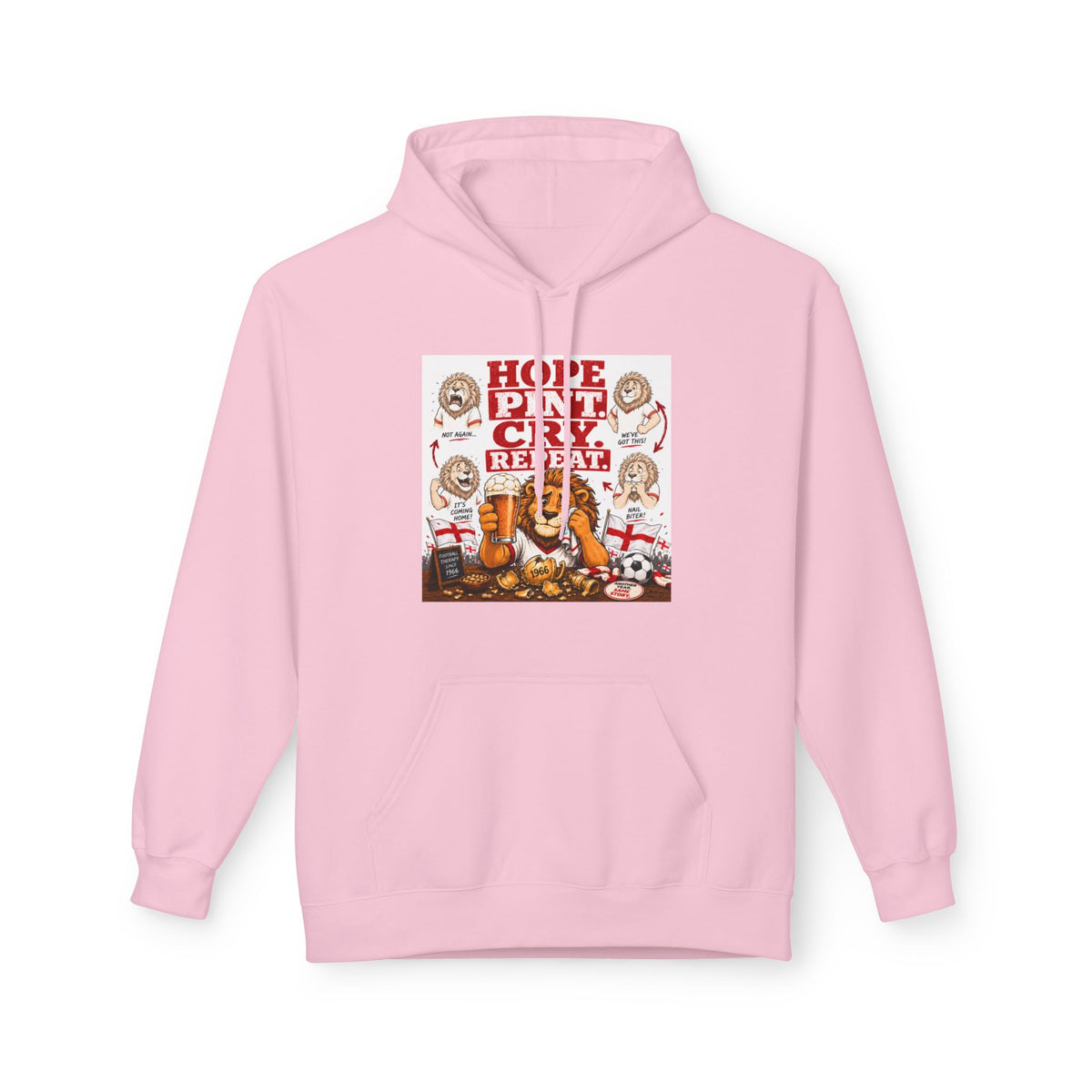 Three Lions emotional support England football hoodie, photo 7