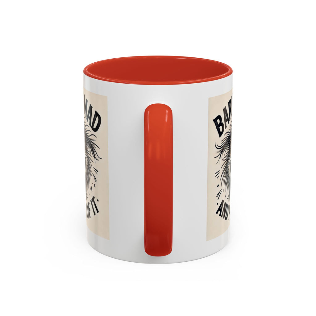 Barking Mad and Proud of It - Funny Dog Accent Coffee Mug | 11oz Ceramic Cup for Office Workers, Secret Santa Gift, Novelty Mug