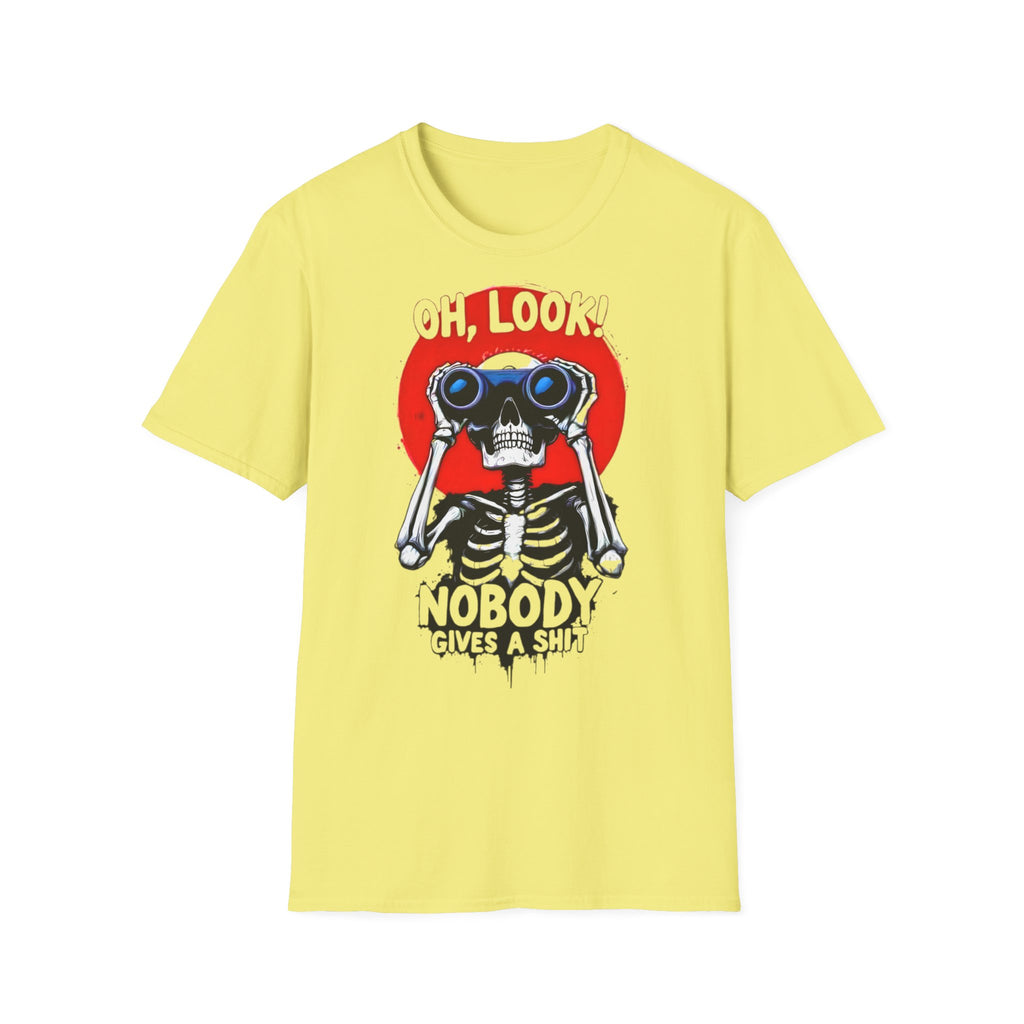 Oh Look skeleton with binoculars t-shirt, photo 3