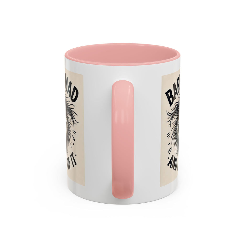 Barking Mad and Proud of It - Funny Dog Accent Coffee Mug | 11oz Ceramic Cup for Office Workers, Secret Santa Gift, Novelty Mug