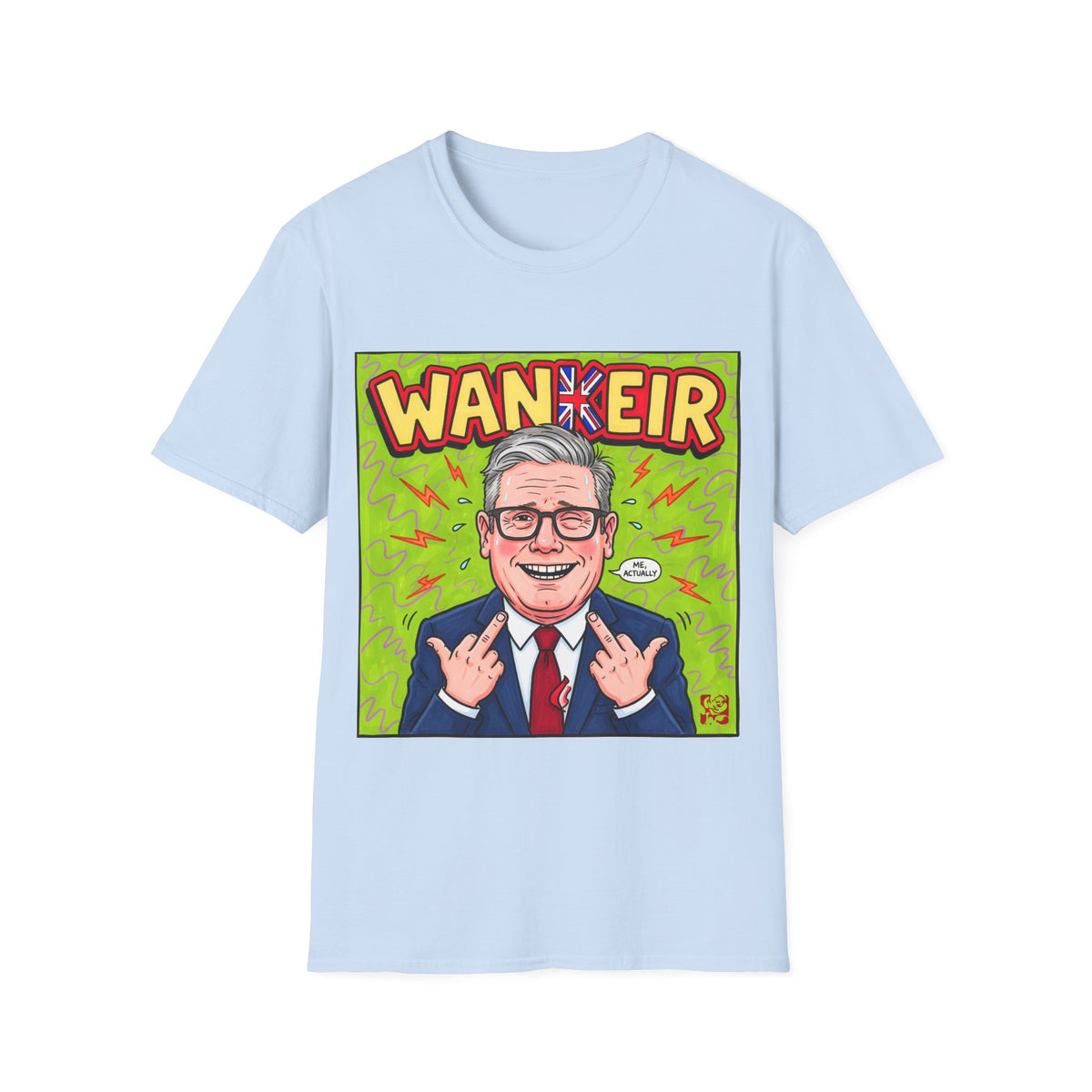 Wankeir T-Shirt | Funny Keir Starmer Parody Tee
