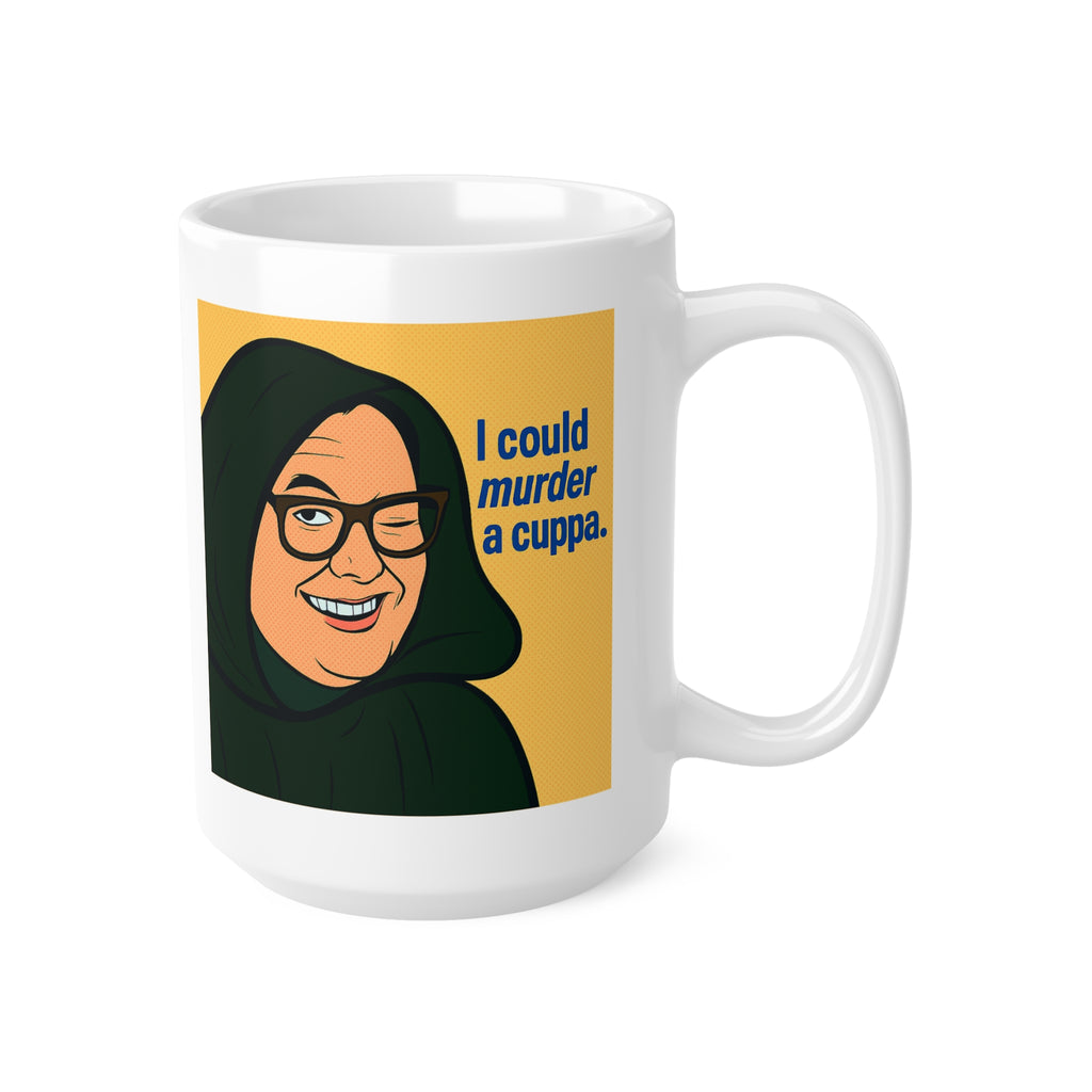Ultimate Alan Carr Celebrity Traitors Dual Image Pop Art UK Mug | Funny British TV Show Cup | Cheeky Gift for TV Fans