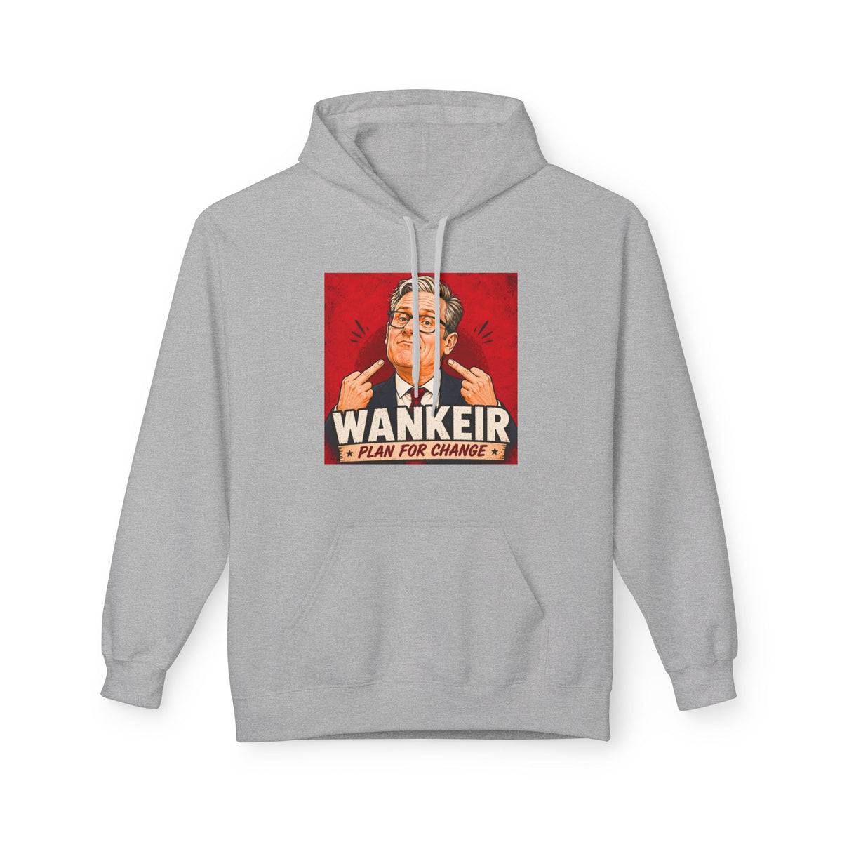 Wankeir Plan For Change Hoodie | Keir Starmer Parody Jumper