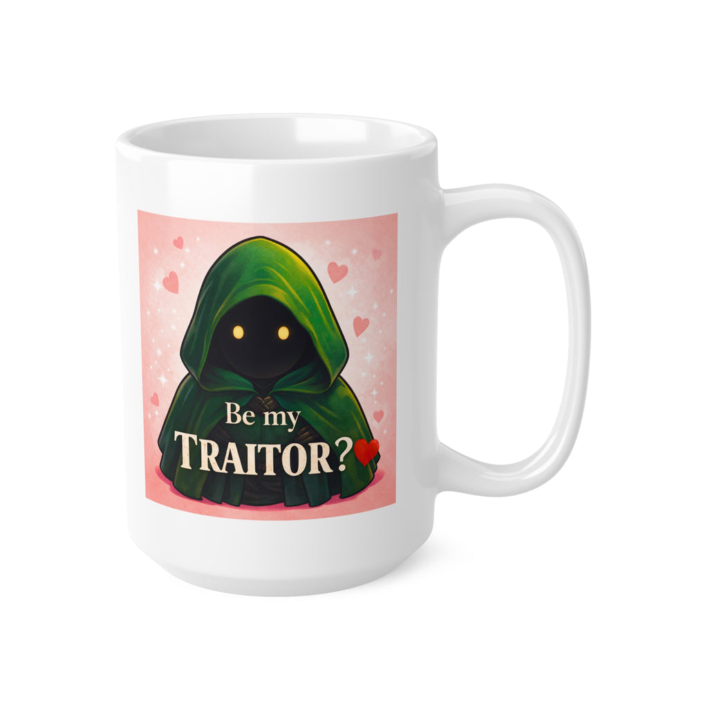 Traitors UK Valentine's Mug | Cute Funny Gift For Reality TV Fans and Tea Lovers