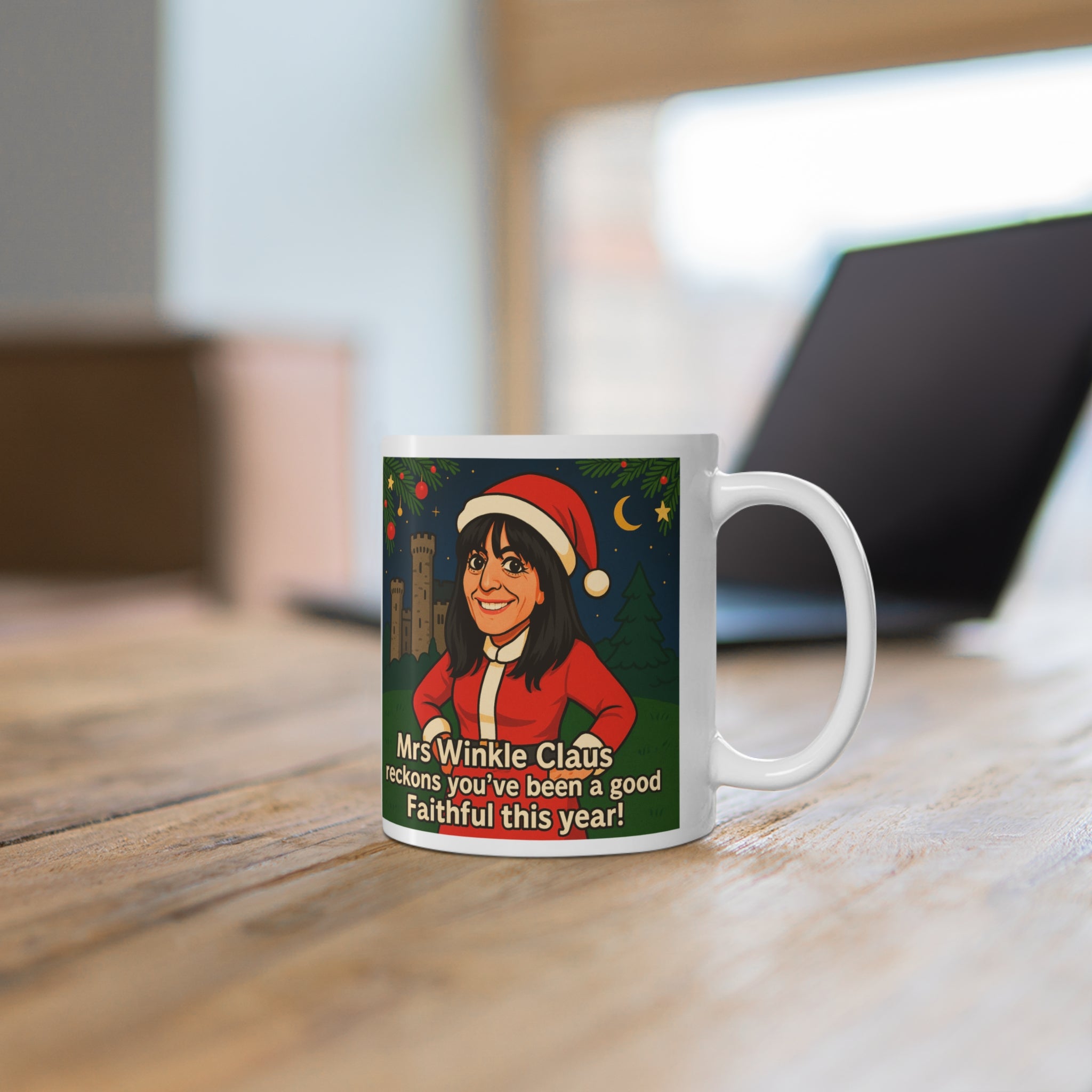 Celebrity Traitors UK Mug | Funny British TV Show Cup | Cheeky Claudia Winkleman Gift for TV Fans