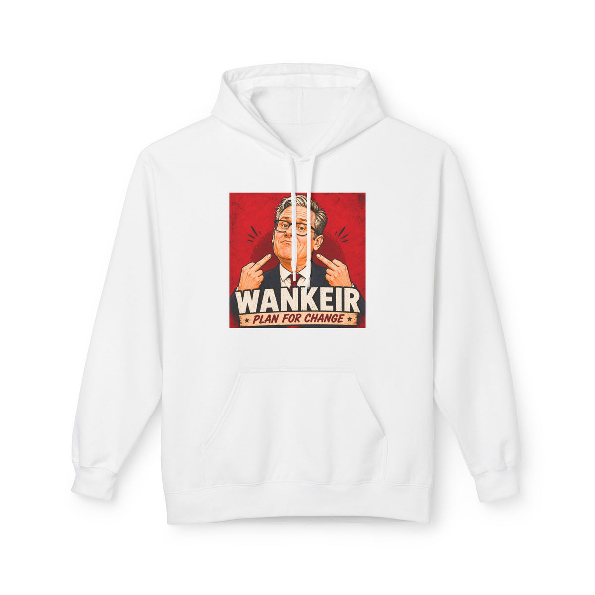 Wankeir Plan For Change Hoodie | Keir Starmer Parody Jumper