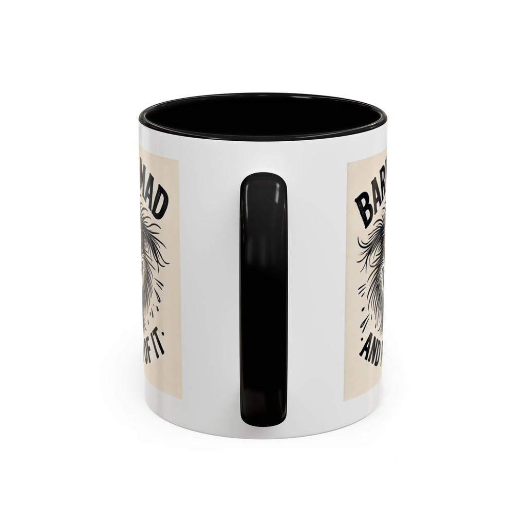Barking Mad and Proud of It - Funny Dog Accent Coffee Mug | 11oz Ceramic Cup for Office Workers, Secret Santa Gift, Novelty Mug