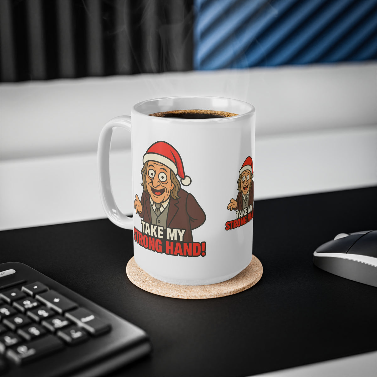 Hanson the Butler Scary Movie 2 parody Christmas mug, photo 12