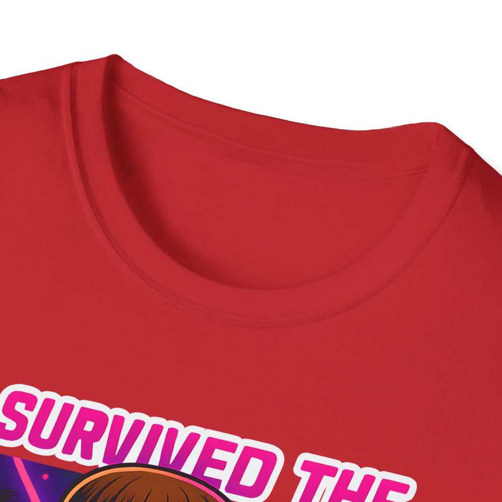 I Survived the Ibiza Final Boss T-Shirt | Funny UK Summer Meme Tee | British Pop Culture Rave Shirt | Festival Uni Gift Retro Party Tee