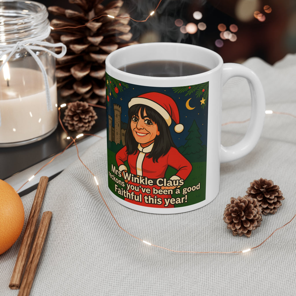 Celebrity Traitors UK Mug | Funny British TV Show Cup | Cheeky Claudia Winkleman Gift for TV Fans