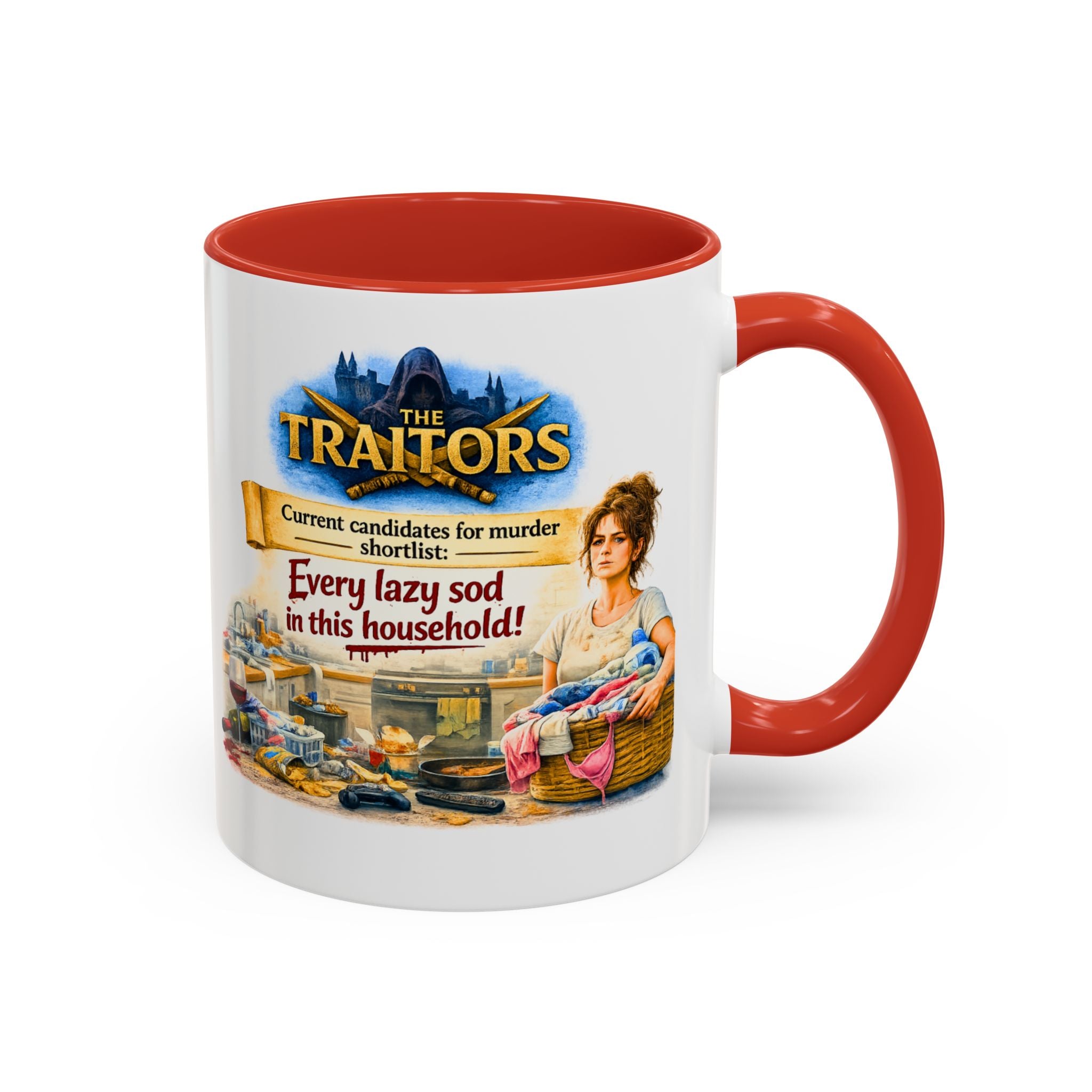 The Traitors poster style mug | Accent Coffee Mug